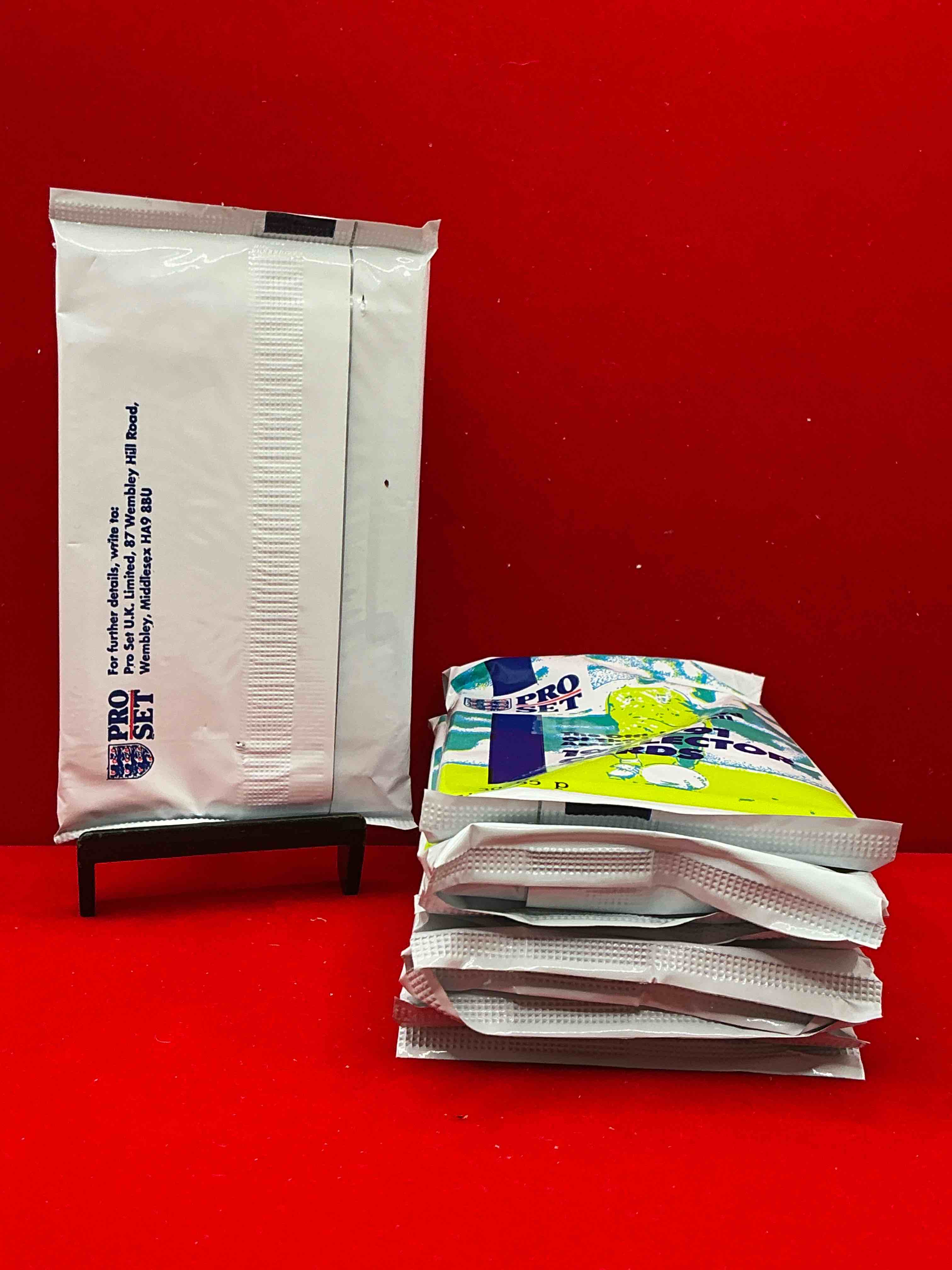 Condition photo showing New/Like New for 1990-91 major soccer league card packs! get in the soccer mood with these awesome packs- 12 cards in each one! celebrate the world cup coming to the usa with these pieces of history!