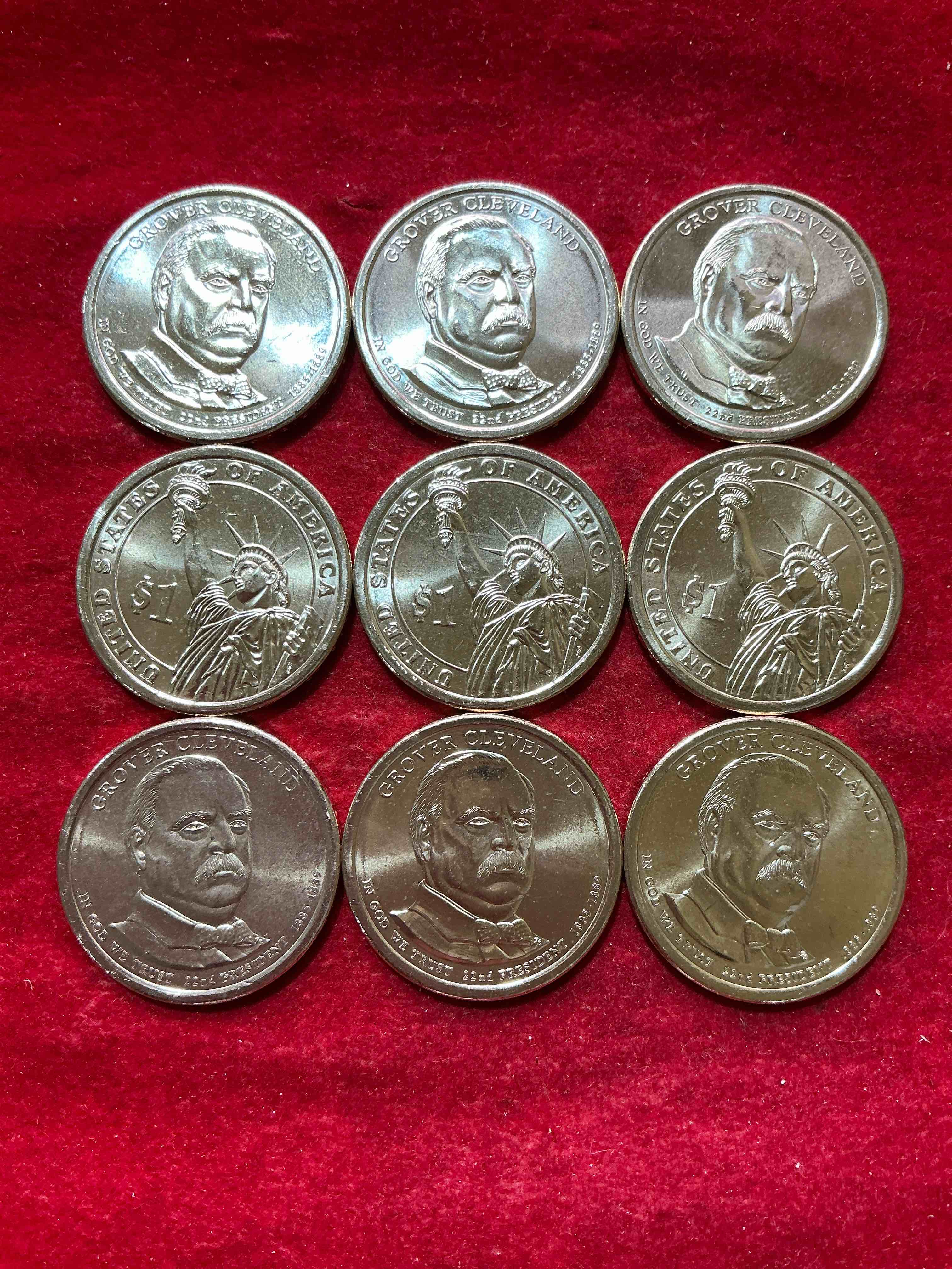 Condition photo showing New/Like New for ulysses s. grant 2015 one dollar presidential coins! uncirculated brilliant coins! these coins are in mint condition, and some of the most collectible coins out there! rare, uncirculated, one dollar coins featuring ulysses s. grant