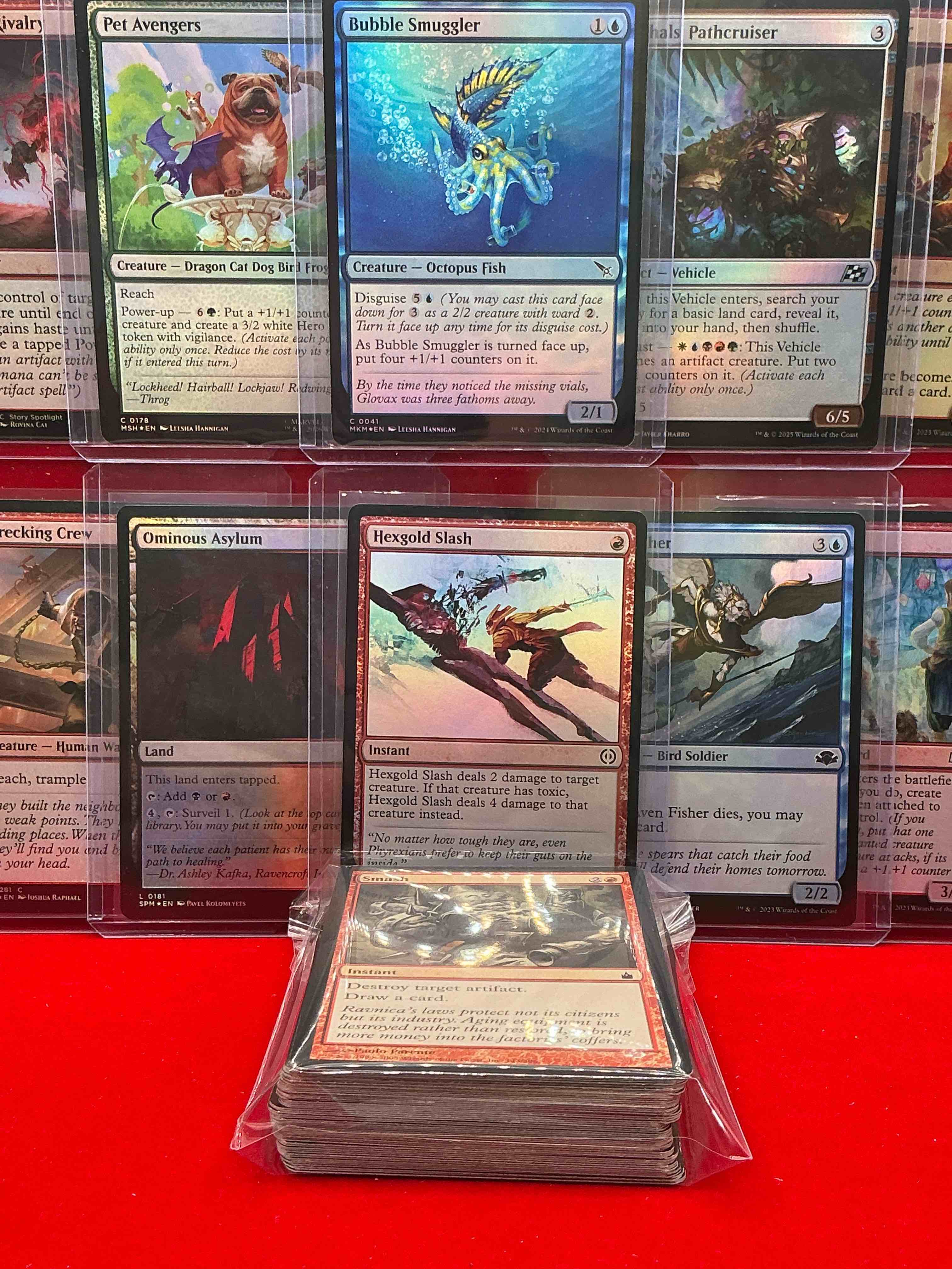 Condition photo showing New/Like New for magic the gathering 50 card lot! lot includes 10 rare or holo foil cards! all cards in excellent shape condition! a great way to join the mtg craze!