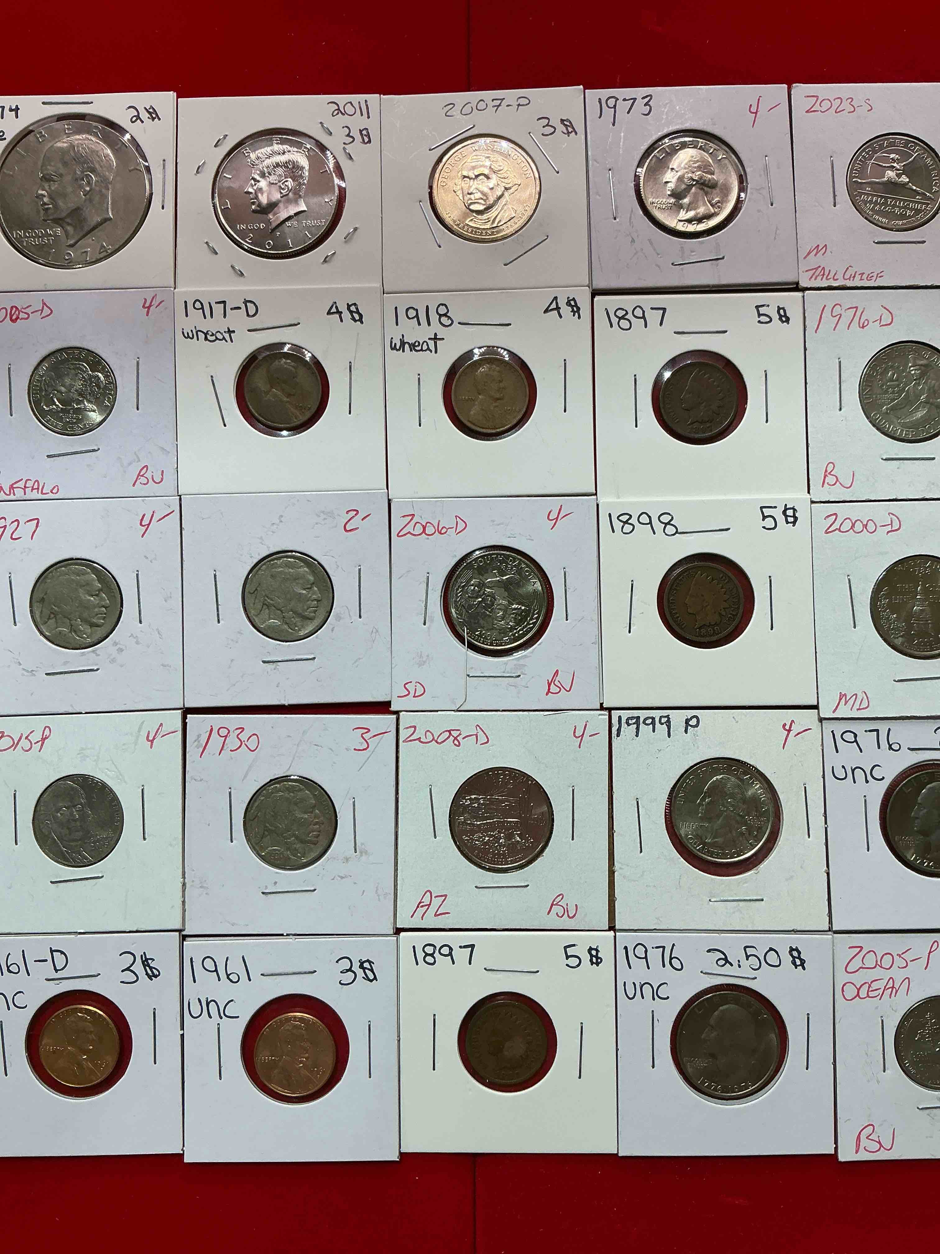 Condition photo showing Good Condition for cool coin closeout! wow! awesome u.s. coins & more, antique, vintage & modern galore! many uncirculated! check out this incredible closeout collection of incredibly cool coins & rare items spanning decades! bid is per coin/item & all coins encased for protection! a true smorgasbord collector's dream! each collection is unique and includes items such as rare antique coins, rare date coins, coin sets, modern uncirculated coins, wooden tokens, cool medallions & more! disregard original price marks on pieces, this is a true auction closeout! an incredible opportunity for re-sellers & collectors!