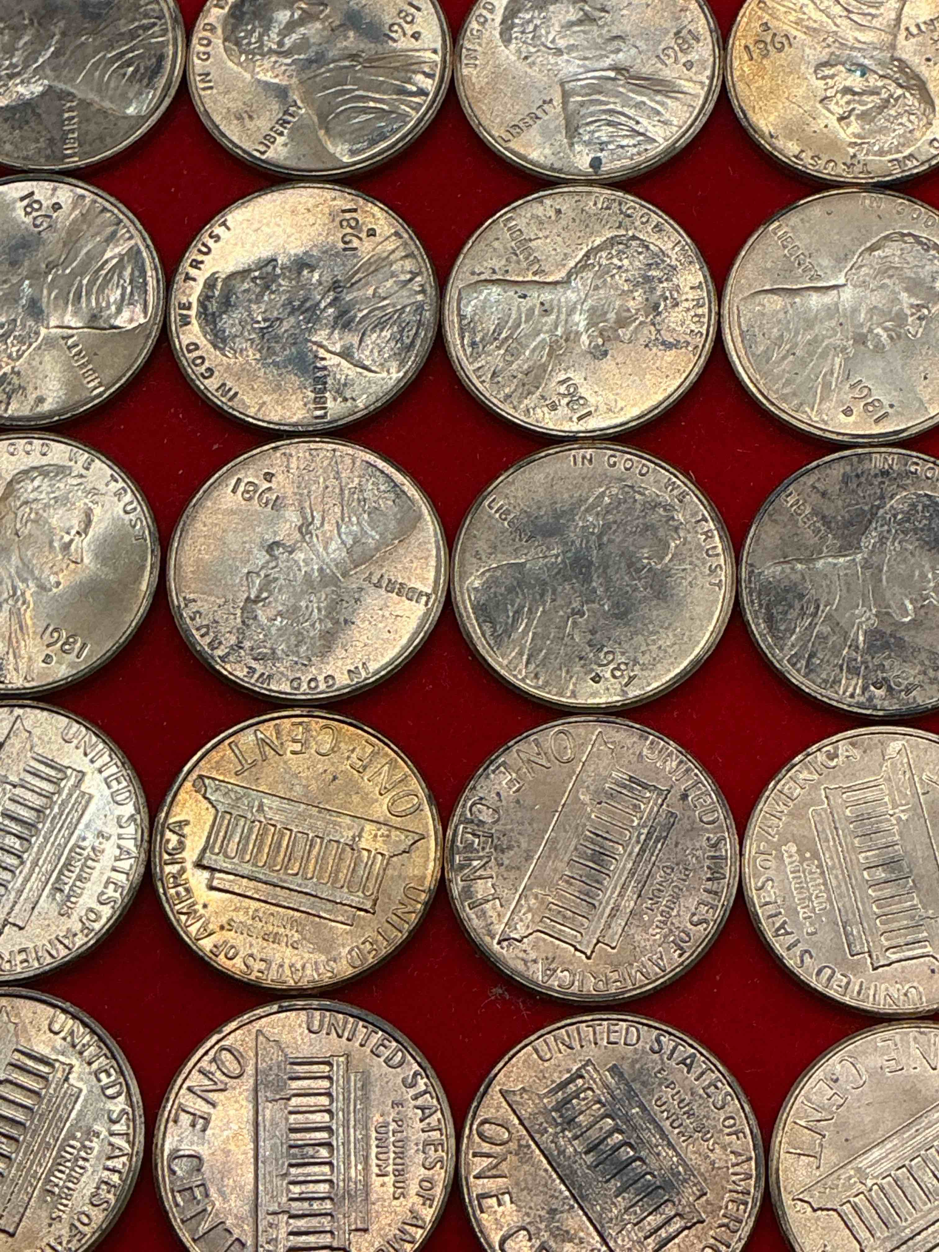 Condition photo showing New/Like New for crazy star wars debut year 1977 uncirculated pennies! what a crazy year in history! take a trip down memory lane with these awesome pennies! the united states doesn’t make pennies anymore- don’t miss your shot at these crazy pieces of history!