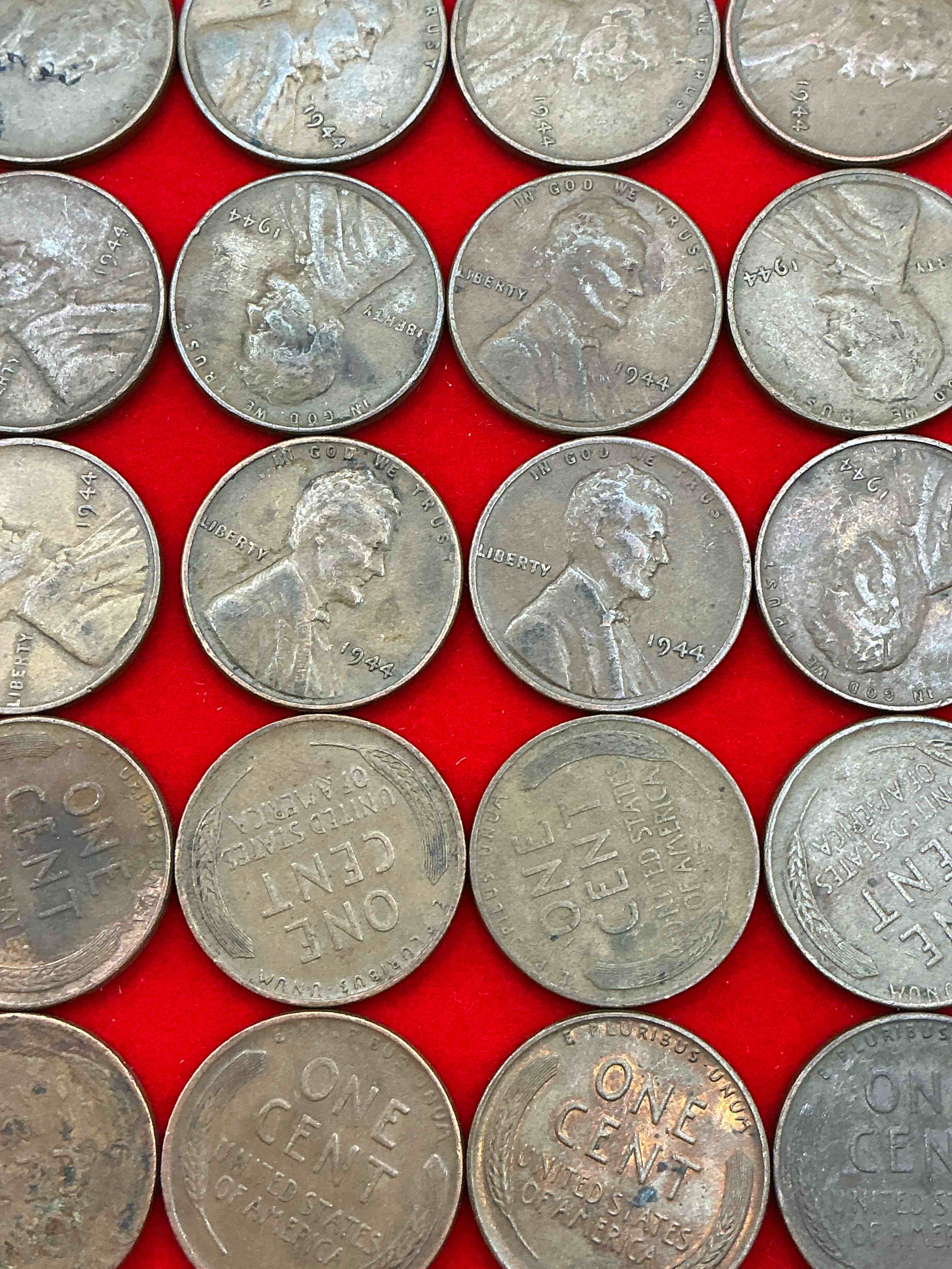 1944 calling world war 2 buffs! 1944 d-day era wheat pennies! d-day was june 6th, 1944 & was one of the most significant battles of wwii! own pieces of this era with these genuine 1944 wheat pennies in nice condition!