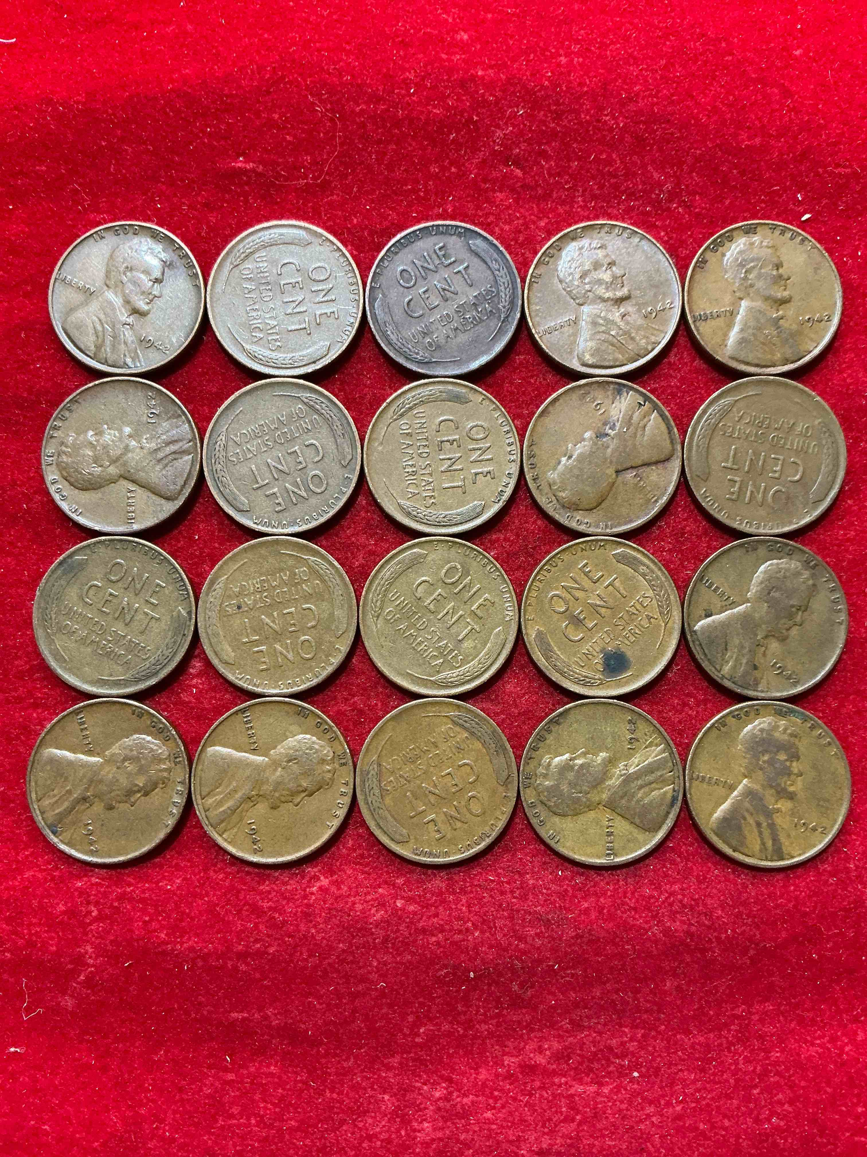 1942 calling world war 2 buffs! 1942 battle of midway era wheat pennies! the battle of midway was june 4-7 1942 & was the greatest naval battle in history between america & japan! own pieces of this era with these genuine 1942 wheat pennies in nice condition!