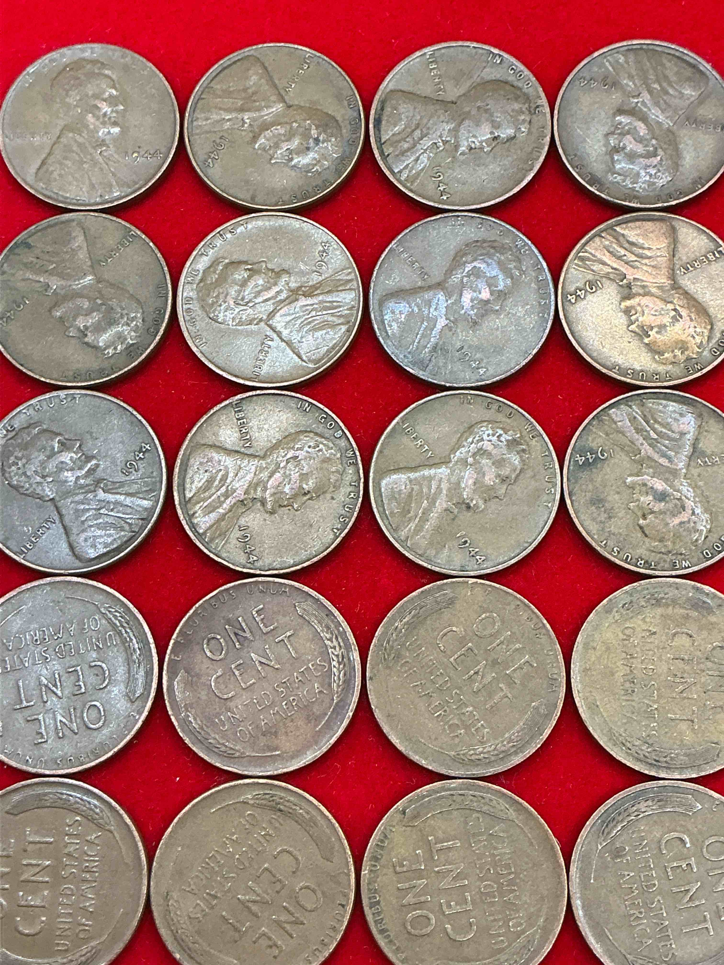 1944 calling world war 2 buffs!  1944 d-day era wheat pennies!  d-day was june 6th, 1944 & was one of the most significant battles of wwii! own pieces of this era with these genuine 1944 wheat pennies in nice condition!  
