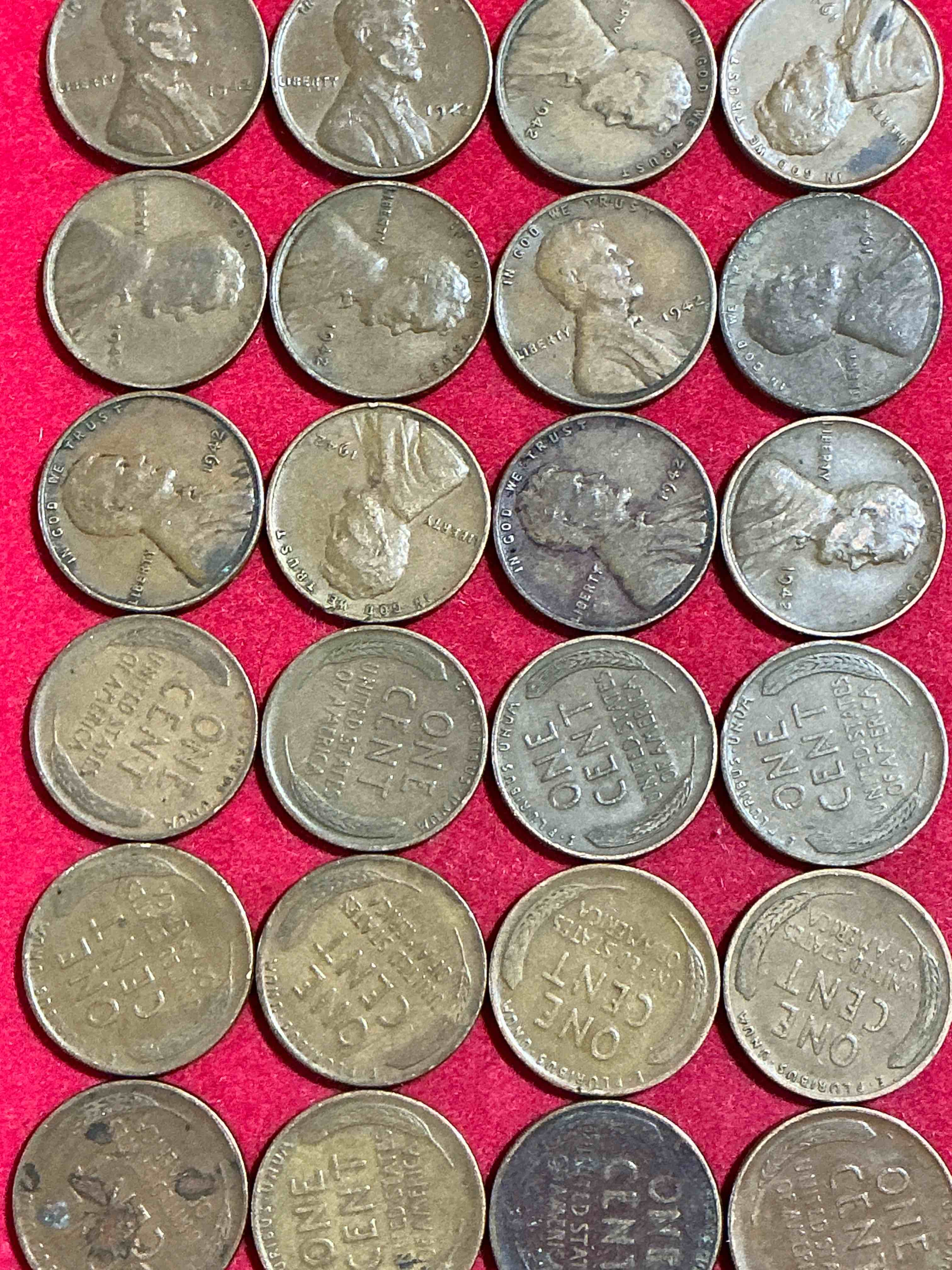1942 calling world war 2 buffs! 1942 battle of midway era wheat pennies! the battle of midway was june 4-7 1942 & was the greatest naval battle in history between america & japan! own pieces of this era with these genuine 1942 wheat pennies in nice condition!