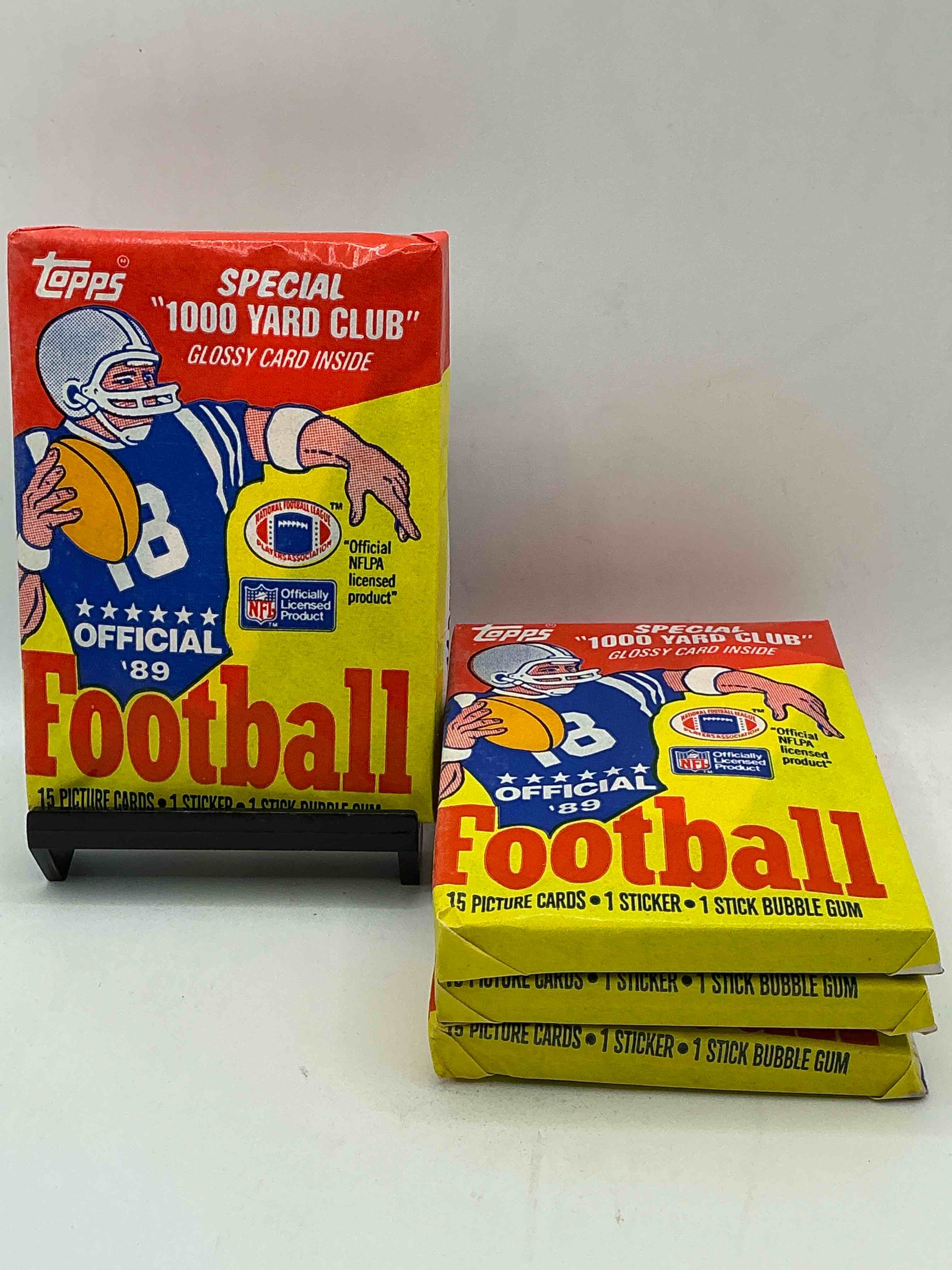 1989 Topps Baseball Unopened Sports Card Wax Packs! Direct From Original Retail Case! Search For Valuable Rookie Cards As Well As Valuable Bo Jackson & More!