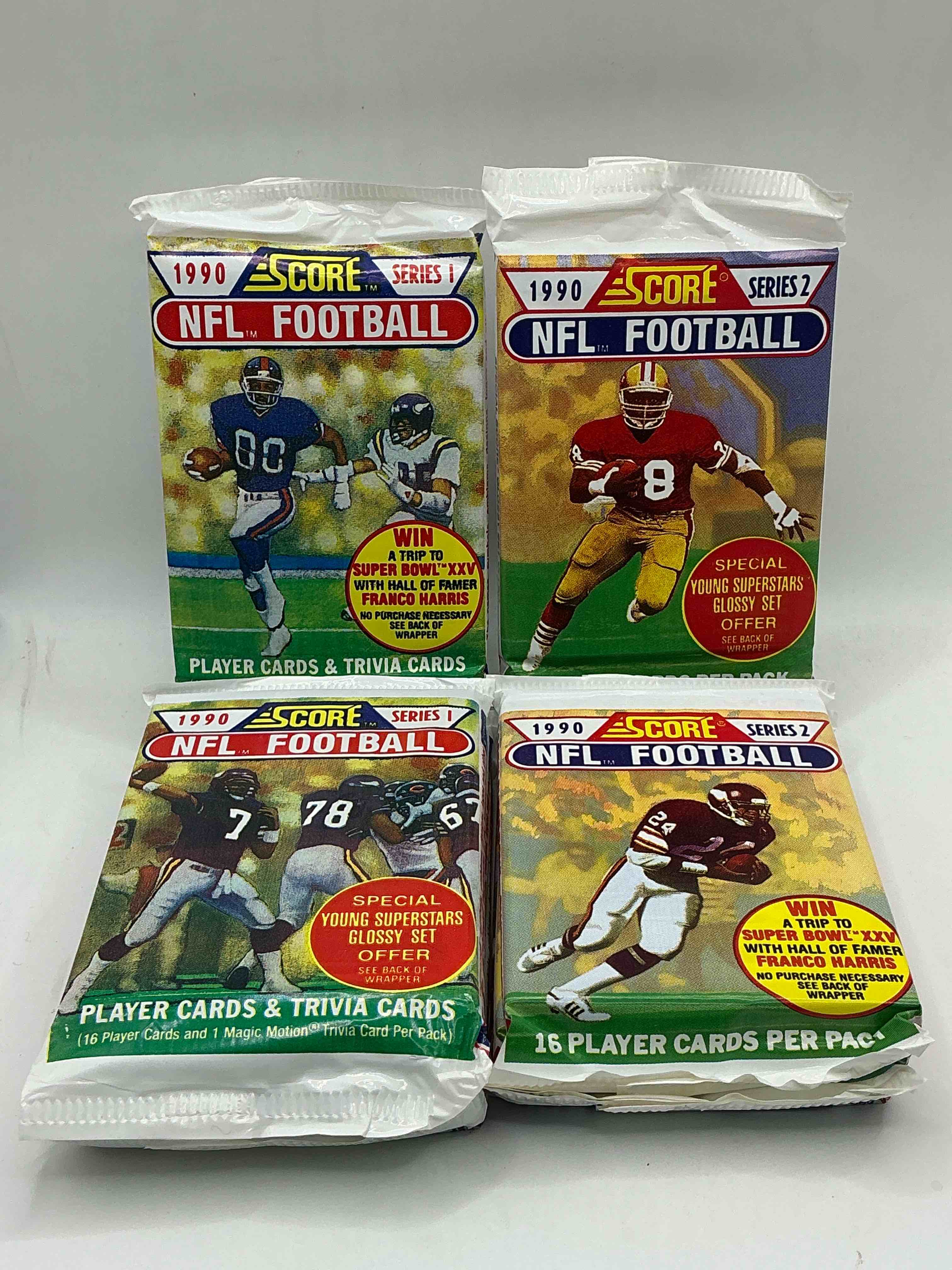 Emmitt Smith Rookie!? In Perfect Condition Worth Hundreds! 1990 Score Football Unopened Collectible Sports Card Packs Series I & II! Direct From Original Box! Look For Valuable Emmitt Smith Rookie Cards! Let The Search Begin!