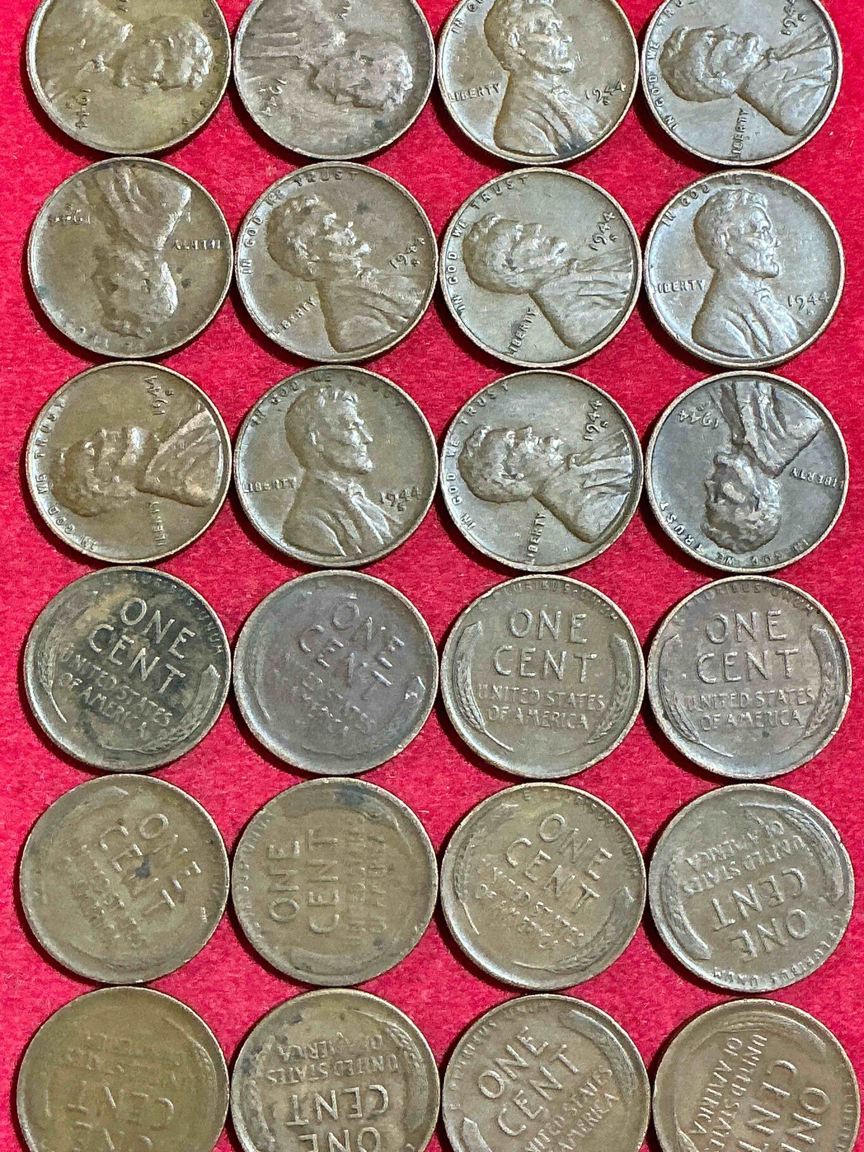 1944 Rare Mint D-Day Era Pennies!  D Day, June 6 1944 Was Perhaps The Most Important Day Of WW2.  Own Pieces Of This Era With These Awesome 1944 Rare San Francisco Mint Pennies In Great Condition!  Awesome for World War Two Buffs!
