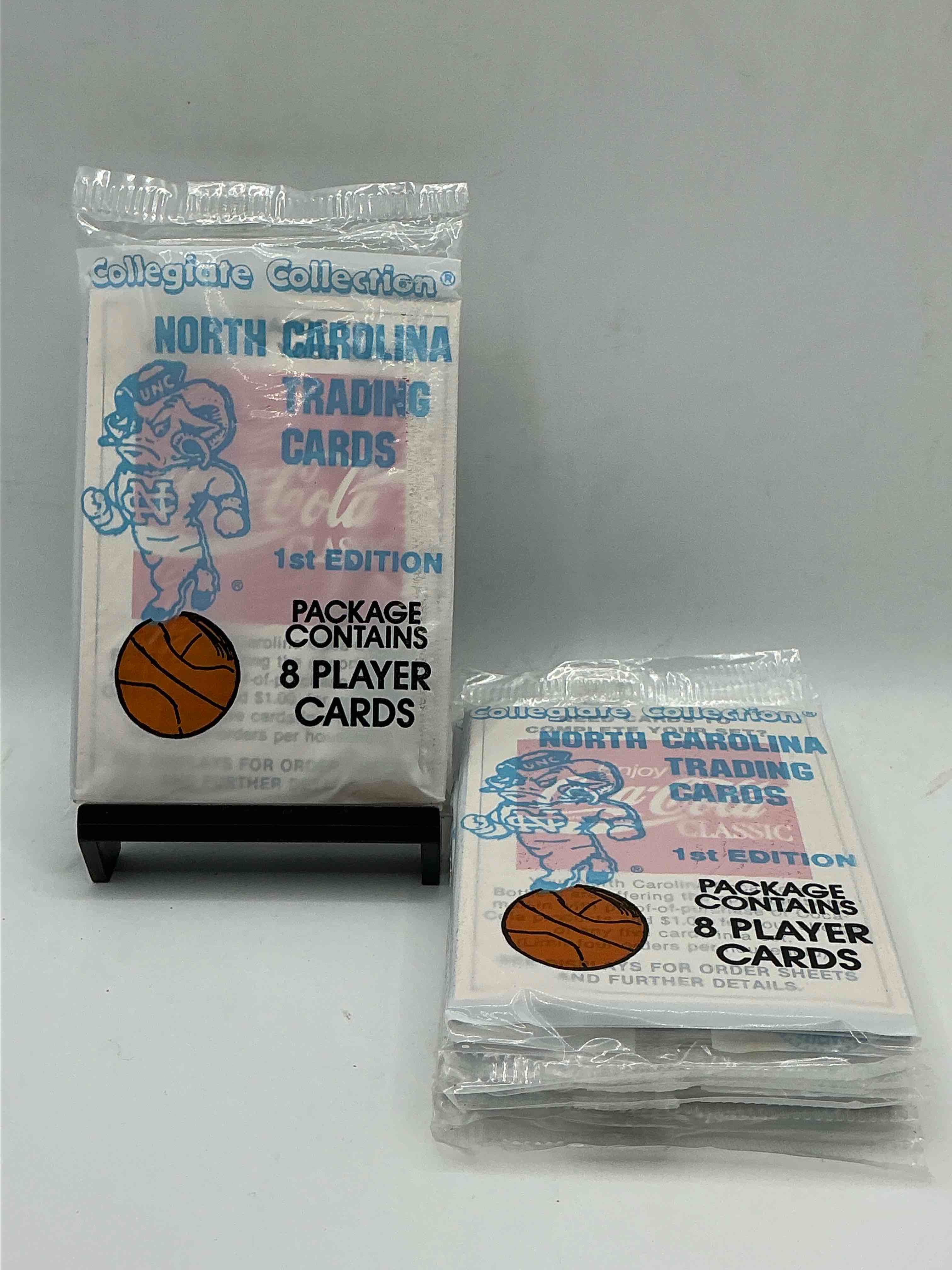 Michael Jordan! 1989 University Of North Carolina Trading Cards 1st Edition 8 Cards Per Pack! Look For The GOAT Michael Jordan Cards, Maybe Even More Than One! Only One Way To Find Out!