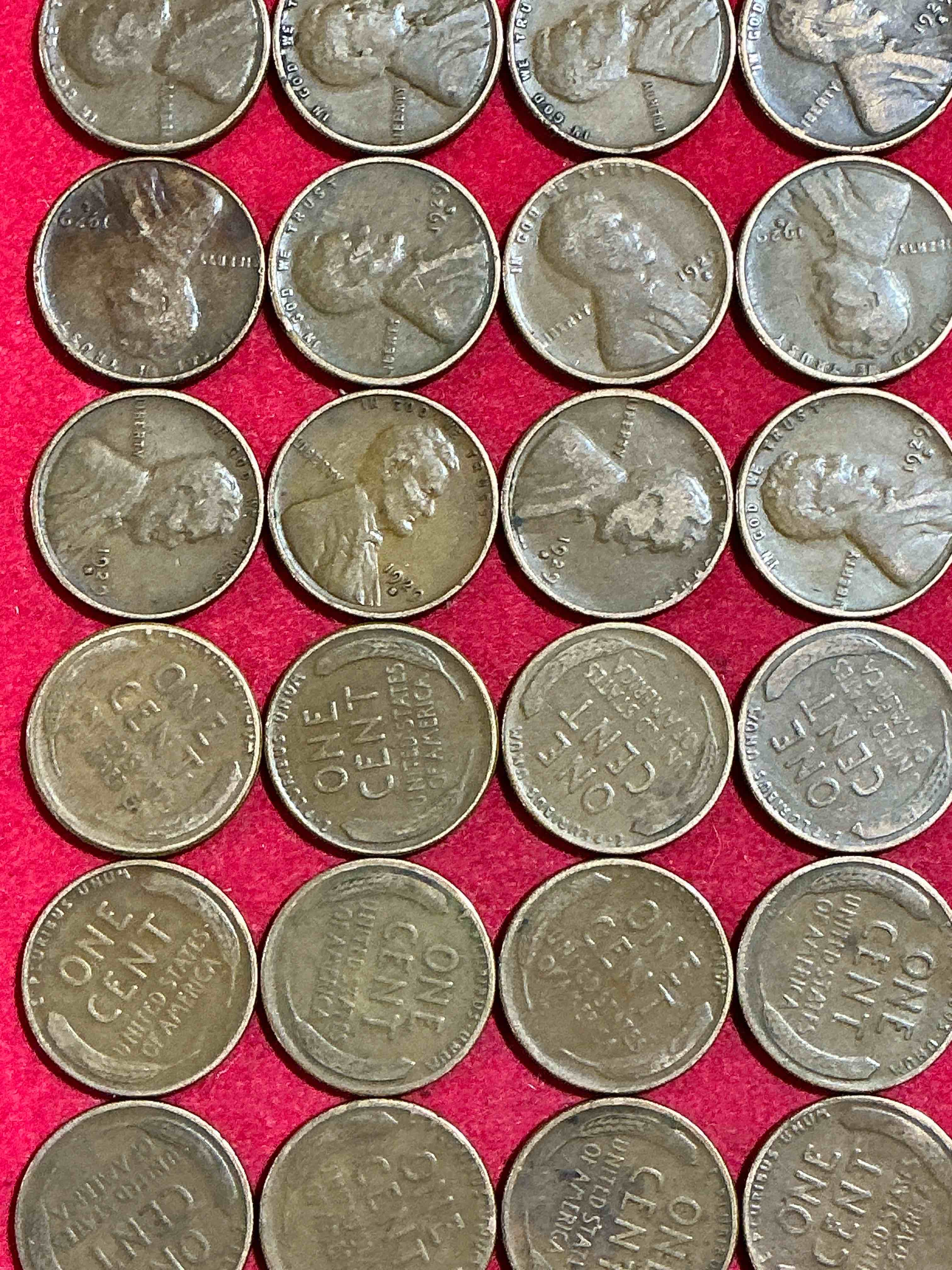 1929, A Year Of Infamy!  1929 Is The Year The Roaring 1920’s Came To An End With The Devastating Stock Market Crash Of October 1929 That Led To The Great Depression.  Own Pieces Of This Era With These Genuine 1929 Wheat Pennies In Nice Condition!  