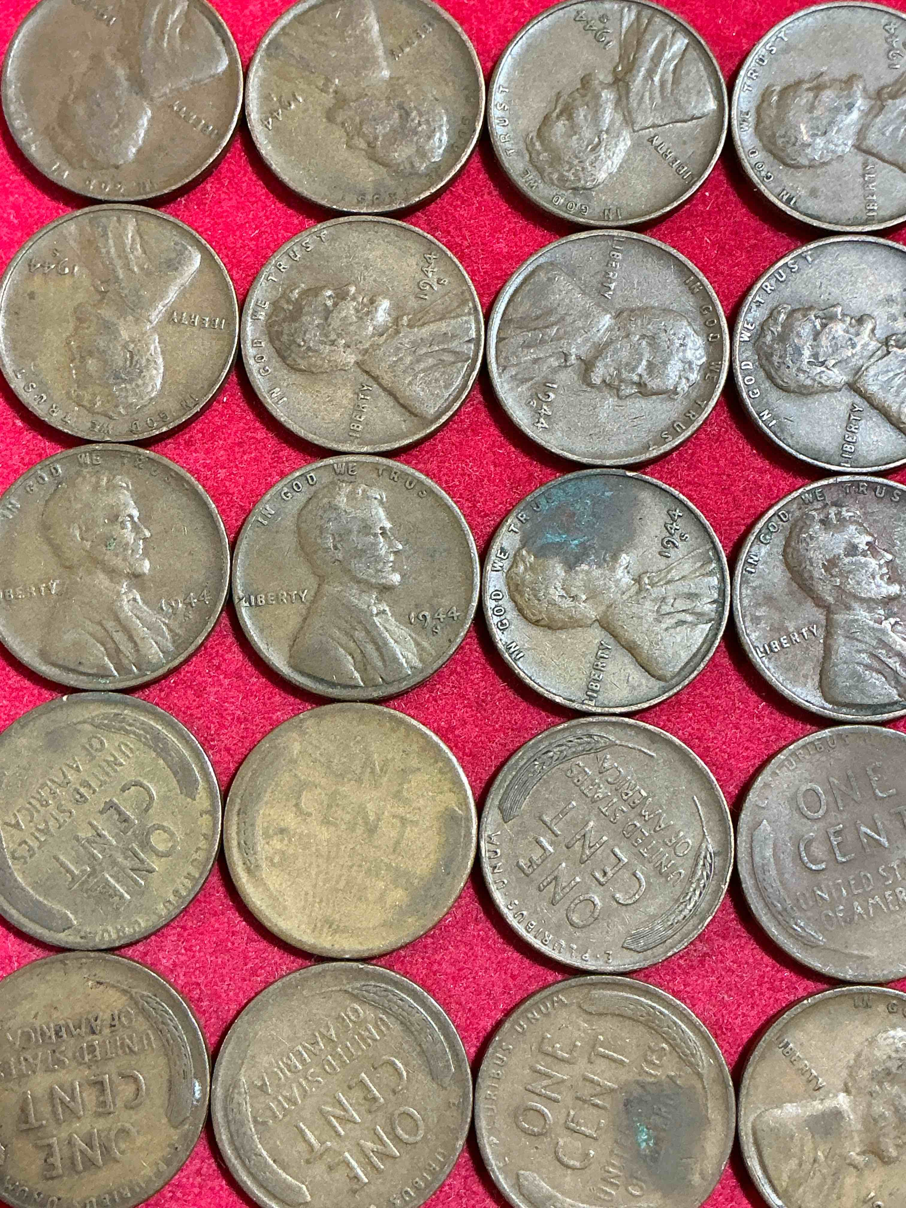 1944 rare mint d-day era pennies! d day, june 6 1944 was perhaps the most important day of ww2. own pieces of this era with these awesome 1944 rare san francisco mint pennies in great condition! awesome for world war two buffs!
