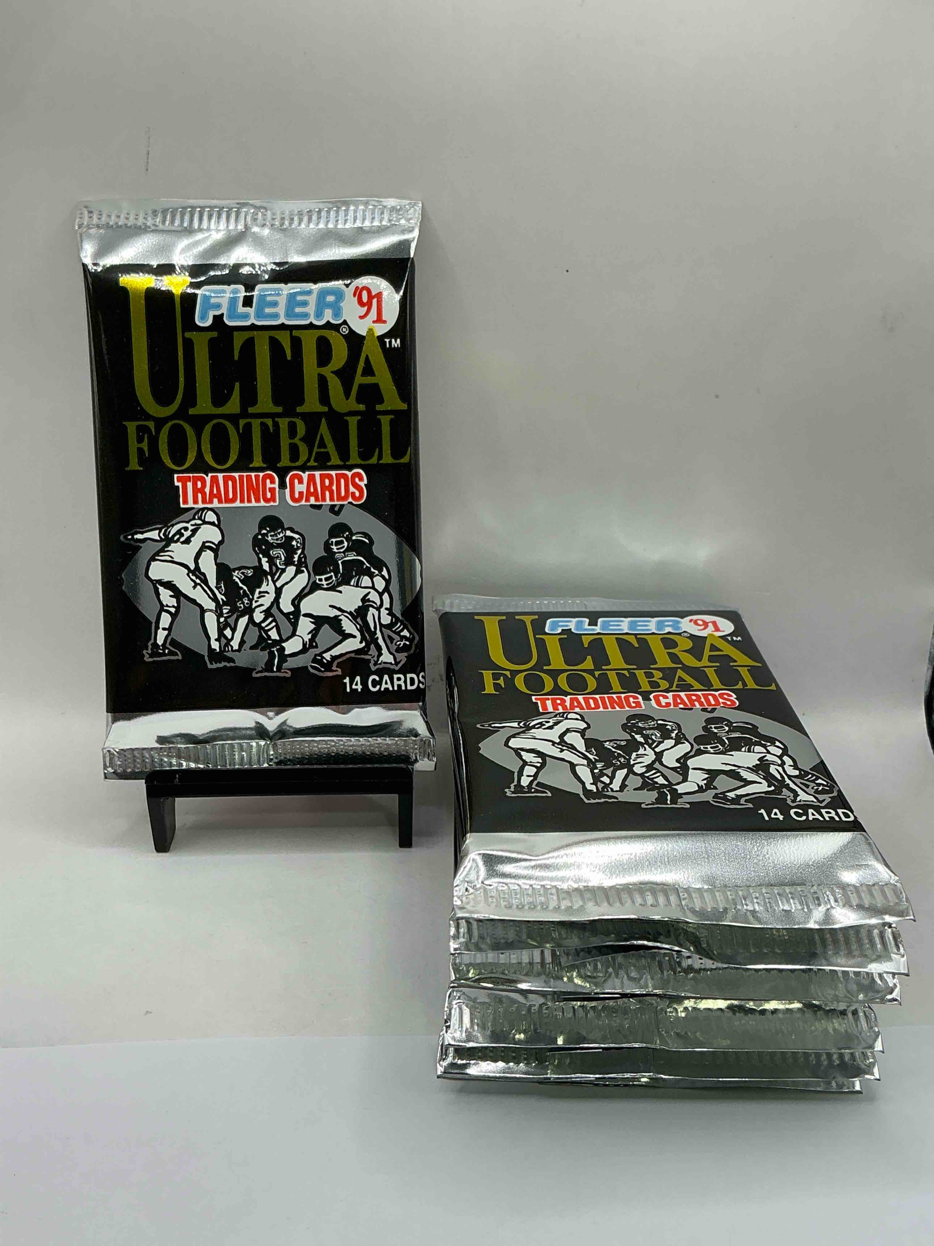 brett favre rookie!? 1991 fleer ultra unopened packs straight from original box!search for brett favre rookie & other valuable cards from joe montana emmitt smith & barry sanders!