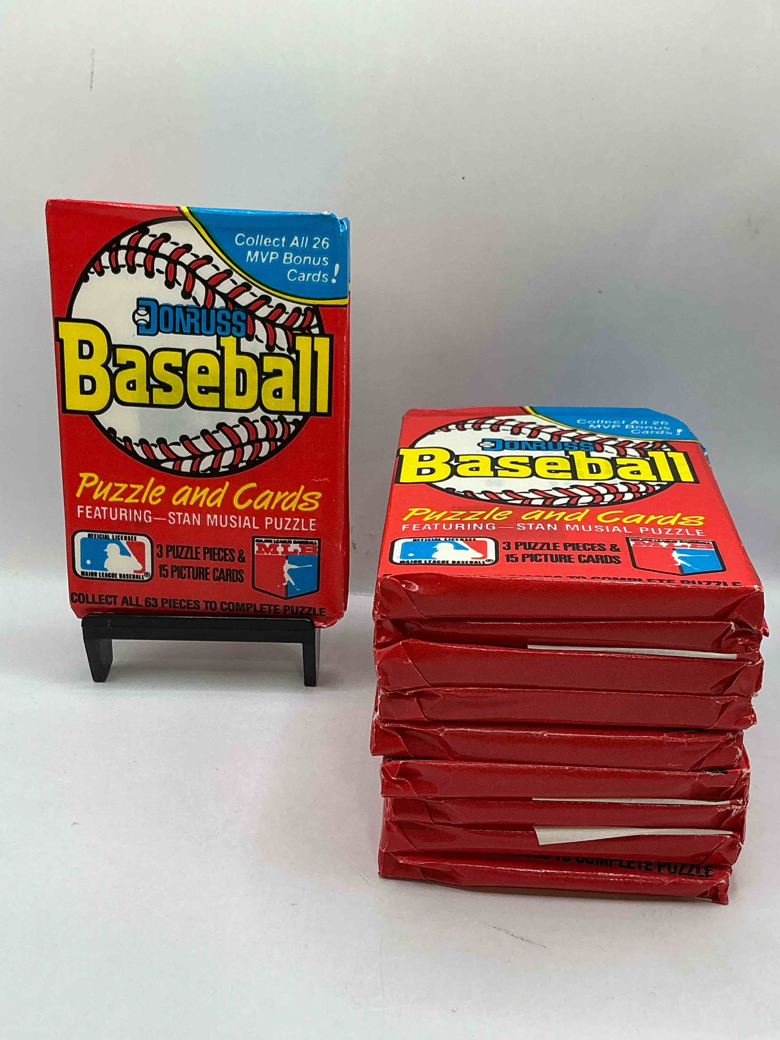 1988 donruss baseball unopened sports card wax packs, direct from original box!search for valuable don mattingly & nolan ryan cards!