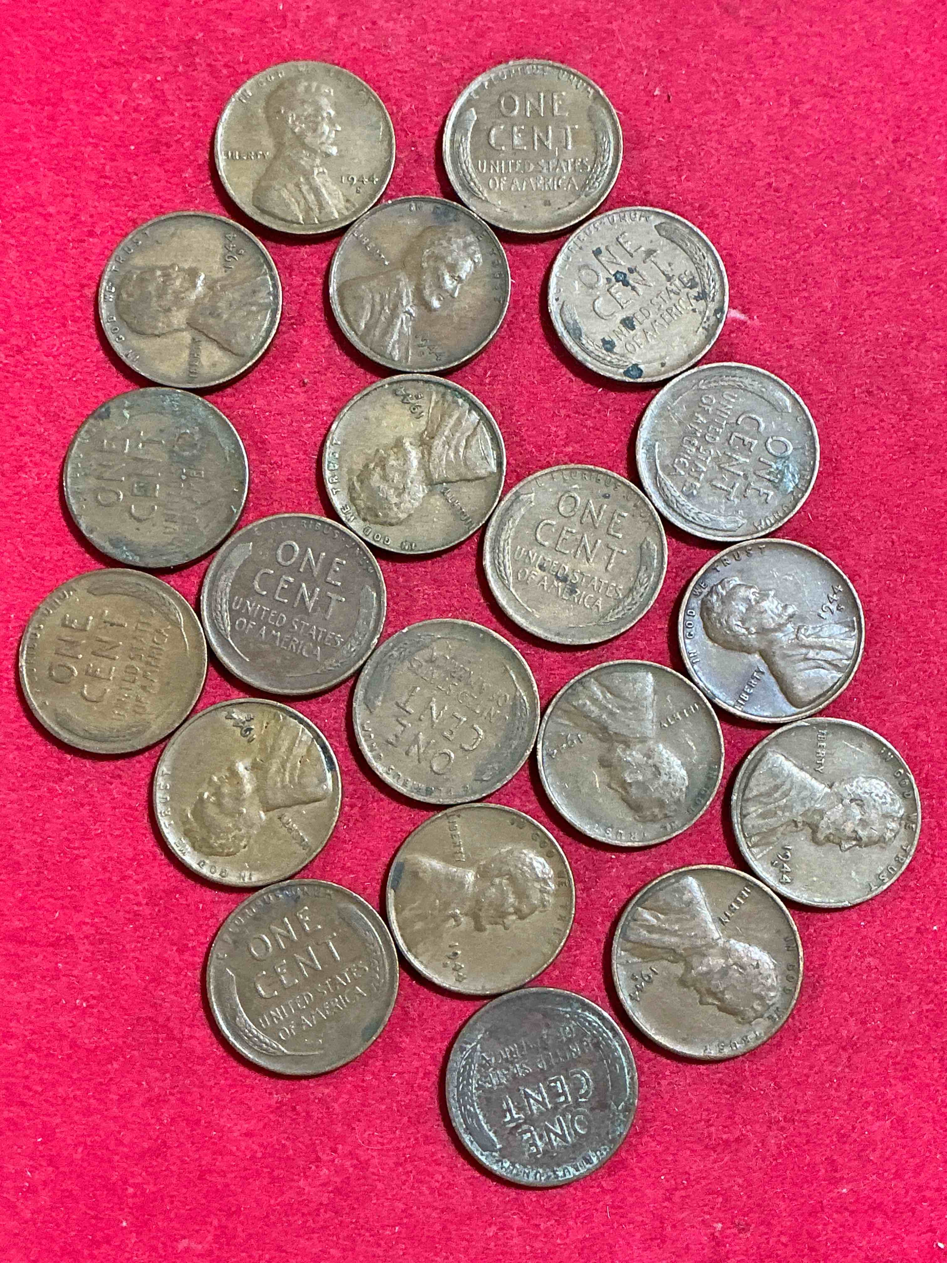 1944 rare mint d-day era pennies! d day, june 6 1944 was perhaps the most important day of ww2. own pieces of this era with these awesome 1944 rare san francisco mint pennies in great condition! awesome for world war two buffs!