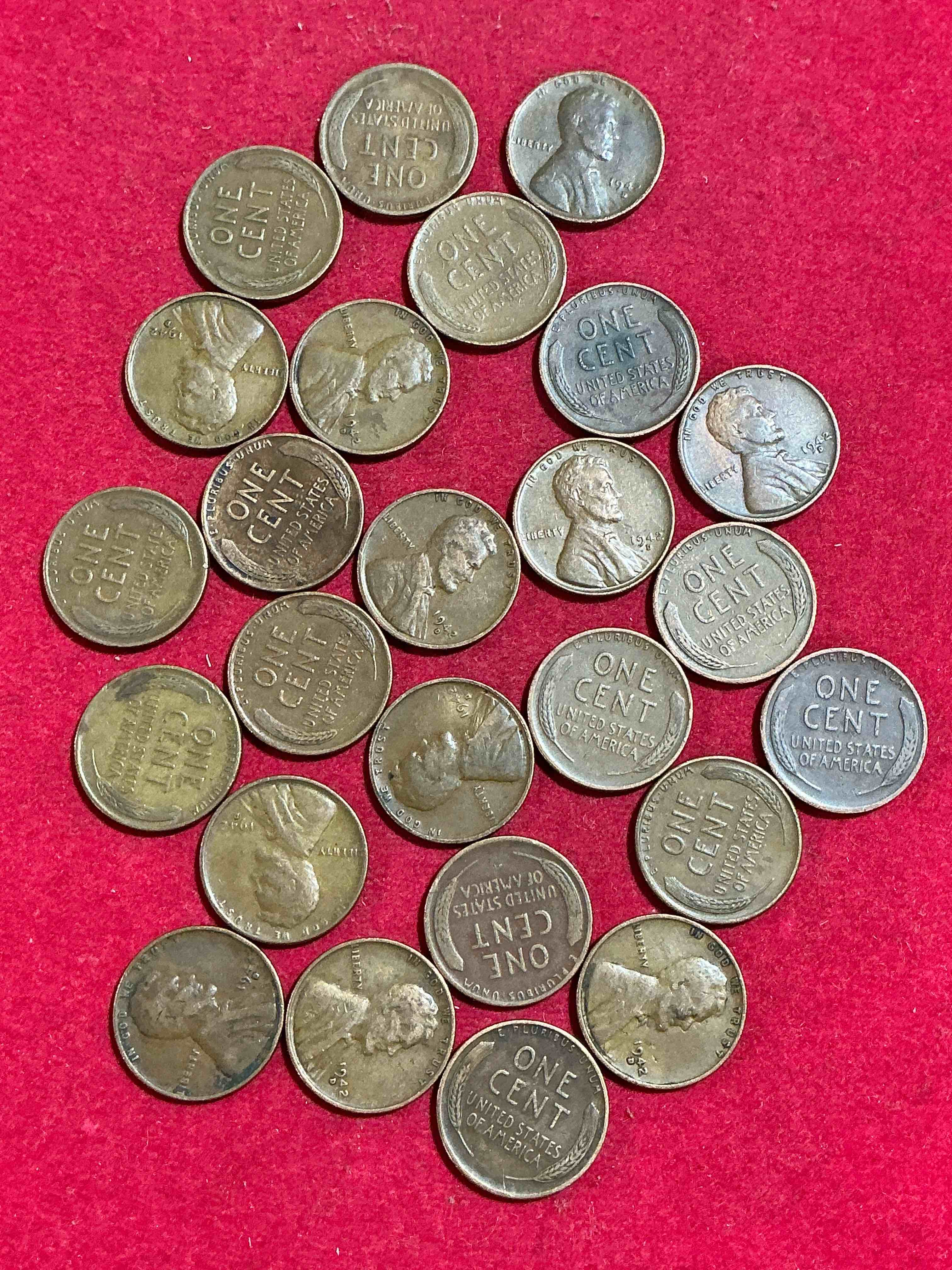 1942 calling world war 2 buffs! 1942 battle of midway era wheat pennies! the battle of midway was june 4-7 1942 & was the greatest naval battle in history between america & japan! own pieces of this era with these genuine 1942 wheat pennies in nice condition!