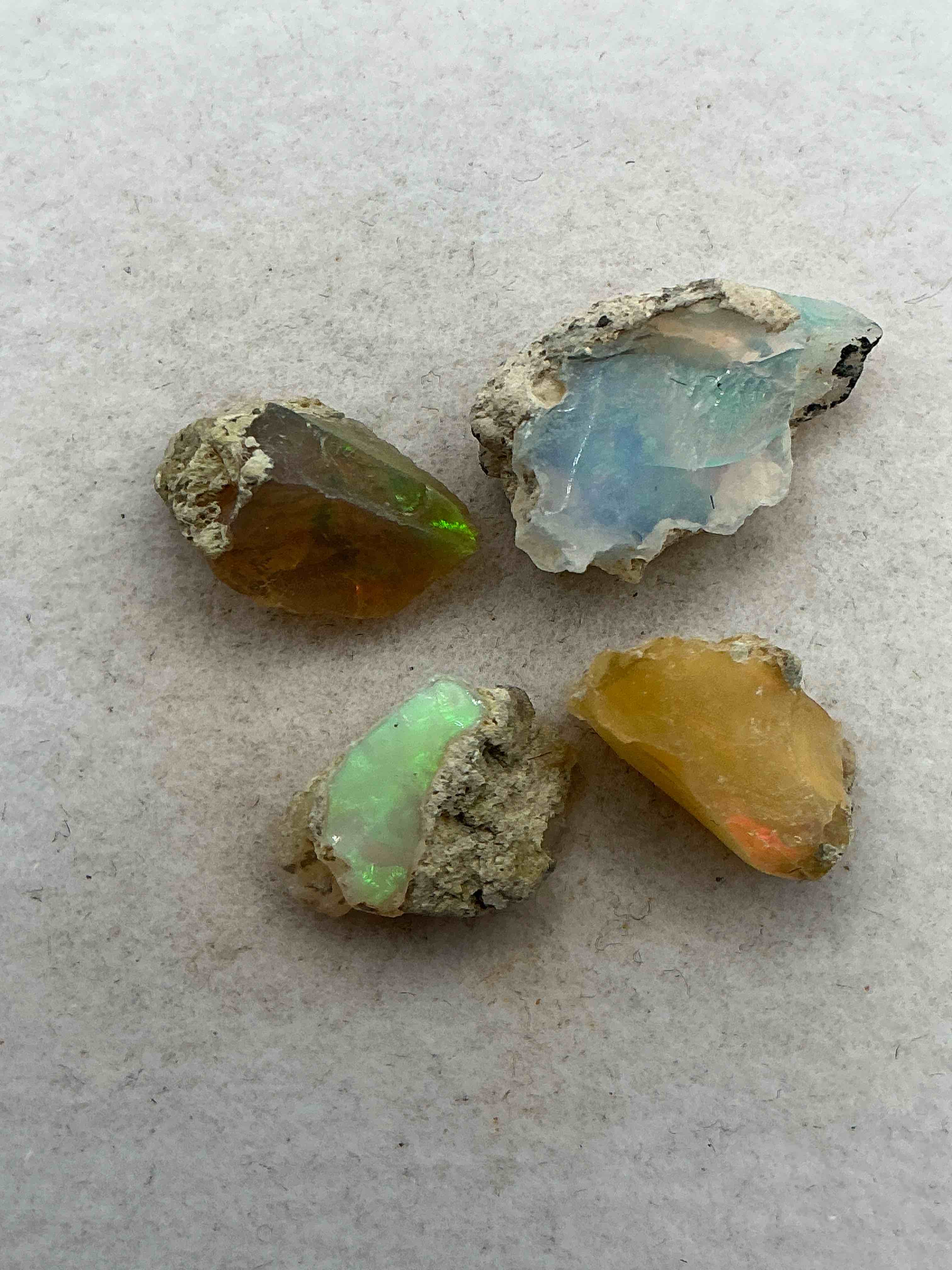 opal precious gemstone, authentic! opal gemstone, cut and/or faceted & polished! opals are famous for their. stunning clarity & hues & likely originate from ethiopia. opals are believed to promote hope, purity & love. the u.s. dime in image is for size reference only (not included). own an amazing, stunning, unique opal gemstone!