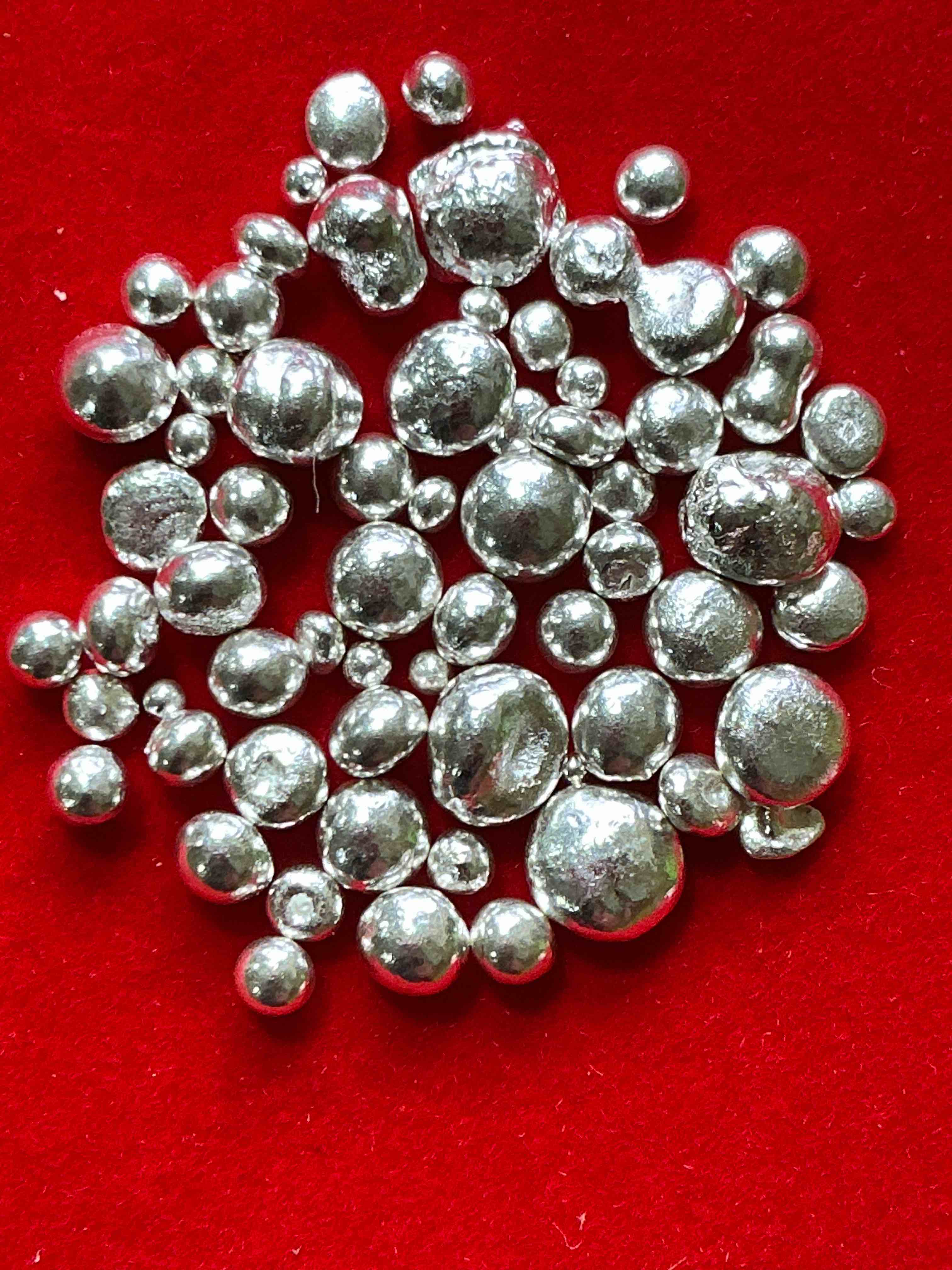 Silver Nuggets! .999 US Fine Silver, In Small Nugget Form! Total Weight Of All Nuggets In Lot Approximately 9 Grams, Bid Is Per Nugget! A Cool Way To Invest In Fine US Silver! Includes Collector Capsule!