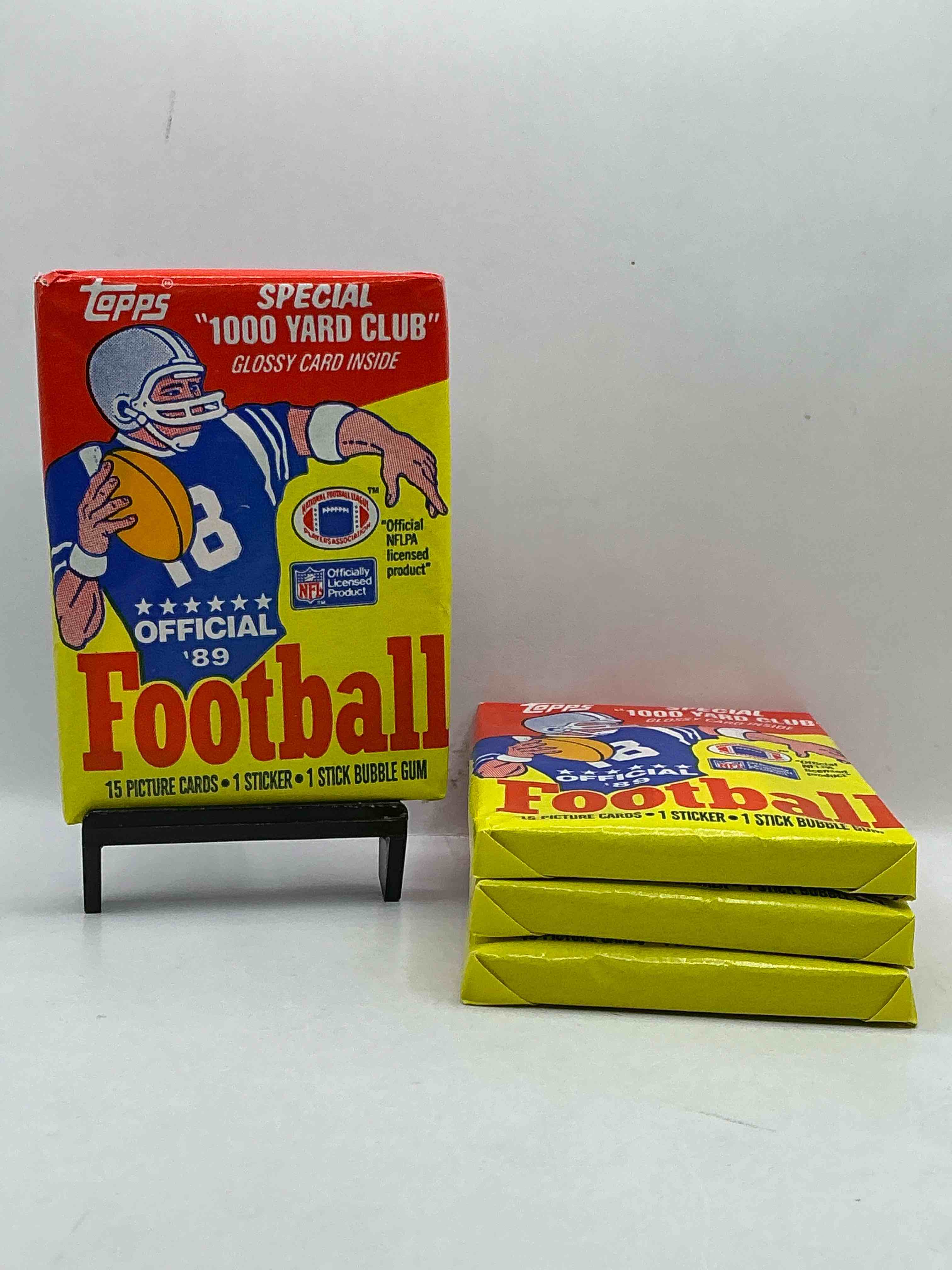 1989 Topps Football Unopened Sports Card Wax Packs! Straight From Original Box!Search For Deion Sanders Rookie Cards! Along With Valuable Jerry Rice, Bo Jackson & Other 80's Stars!