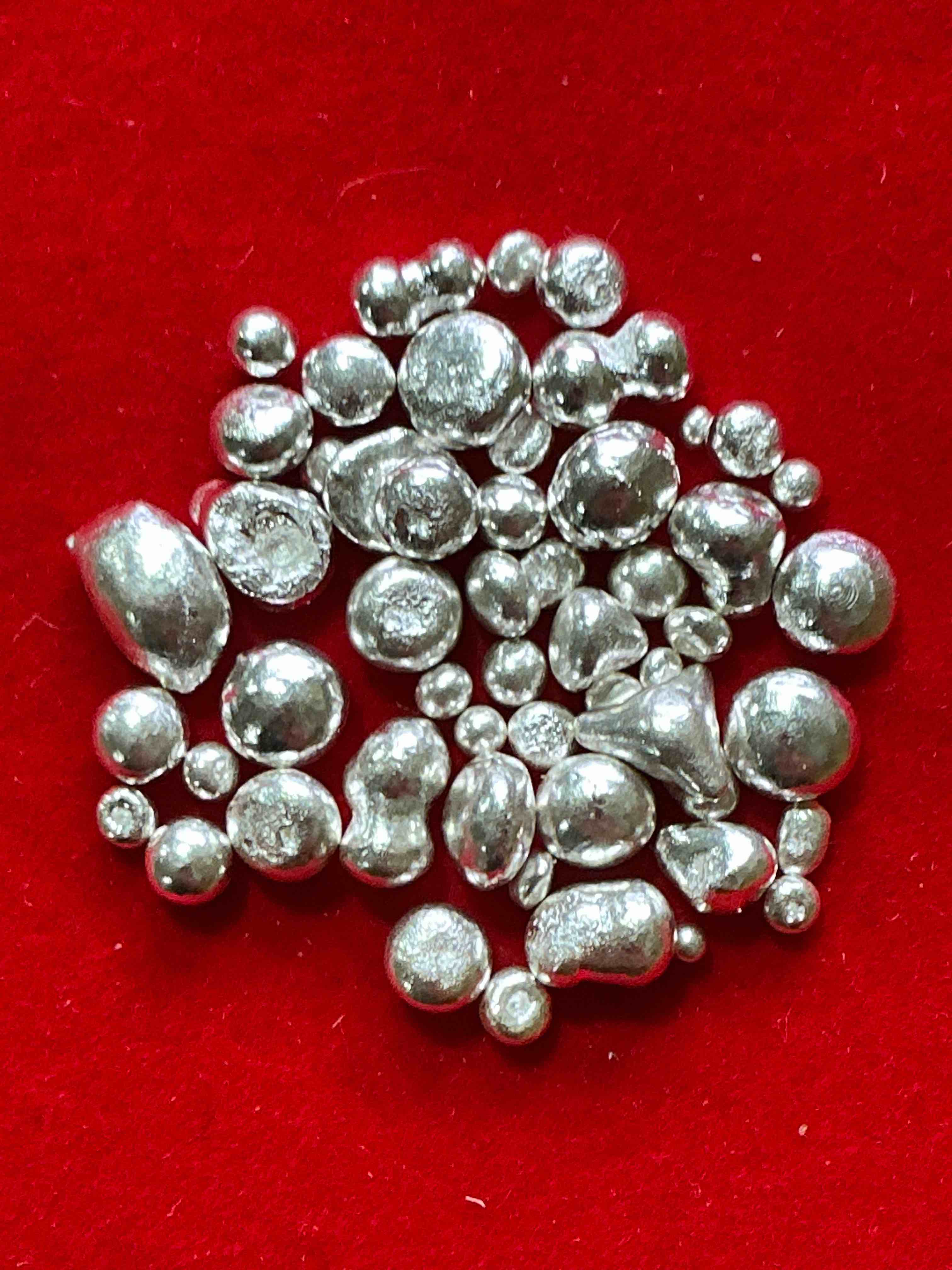 Silver Nuggets! .999 US Fine Silver, In Small Nugget Form! Total Weight Of All Nuggets In Lot Approximately 9 Grams, Bid Is Per Nugget! A Cool Way To Invest In Fine US Silver! Includes Collector Capsule!