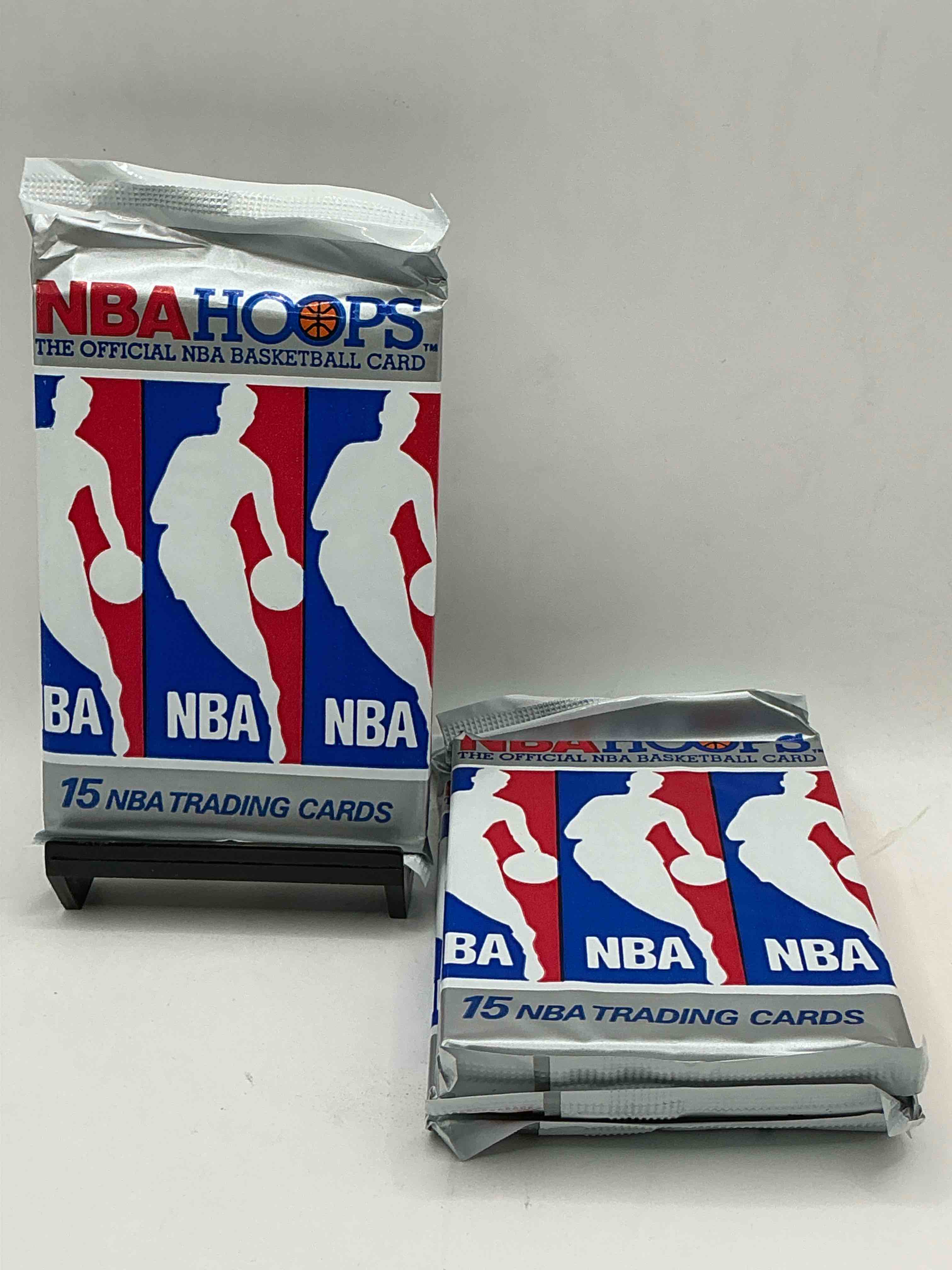 michael jordan!? 1990/91 nba hoops unopened sealed trading collectible sports card pack, direct from original sealed retail case! search for early michael jordan #65 (psa 10 value $550), jordan all star card, & too many other nice cards to list!