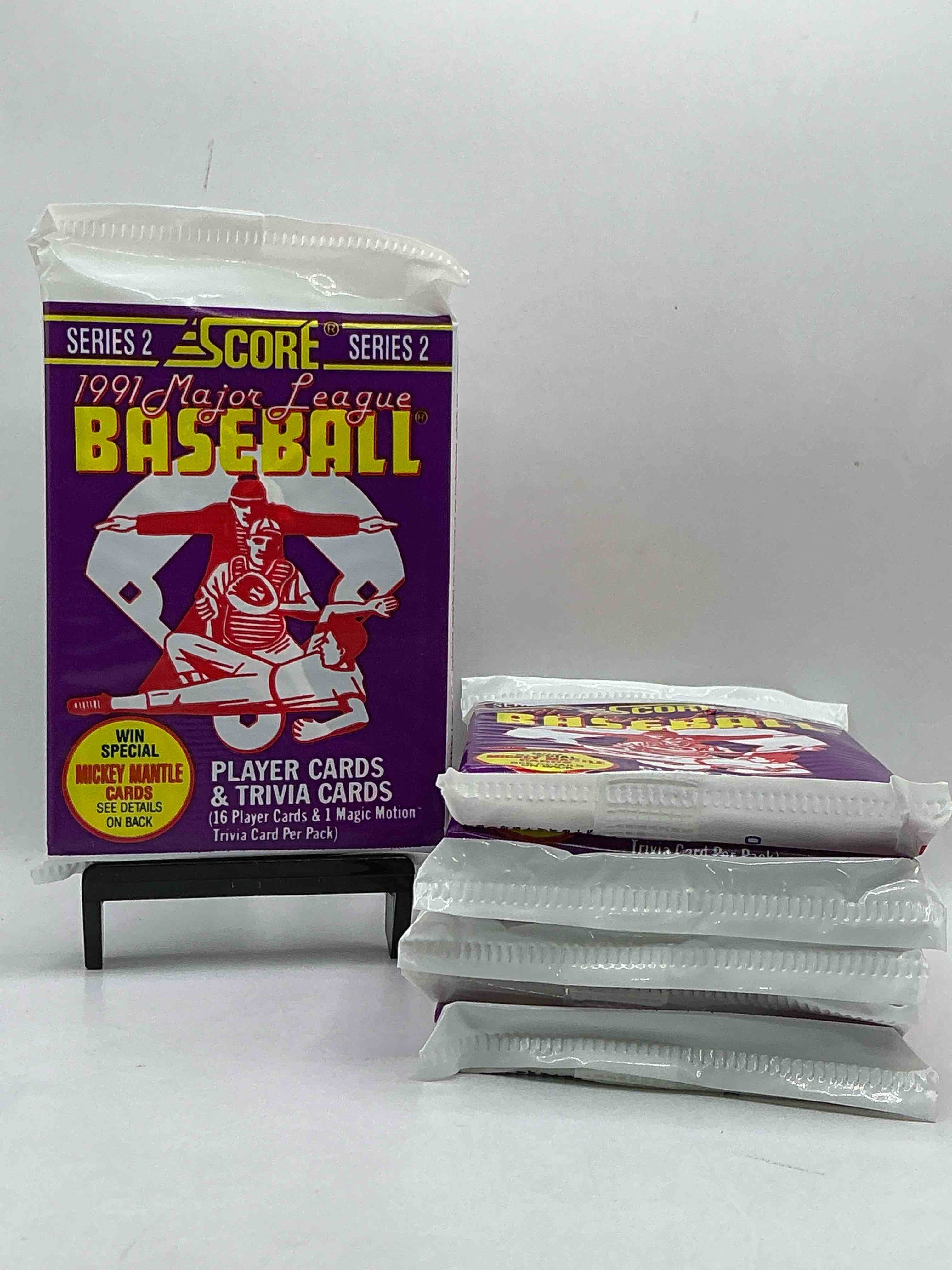 signed mickey mantle? 1991 score baseball unopened packs! 2,493 signed mickey mantle cards from this year out there, fetching big money if pulled! insanely cool & valuable pocks with stars & rookies!