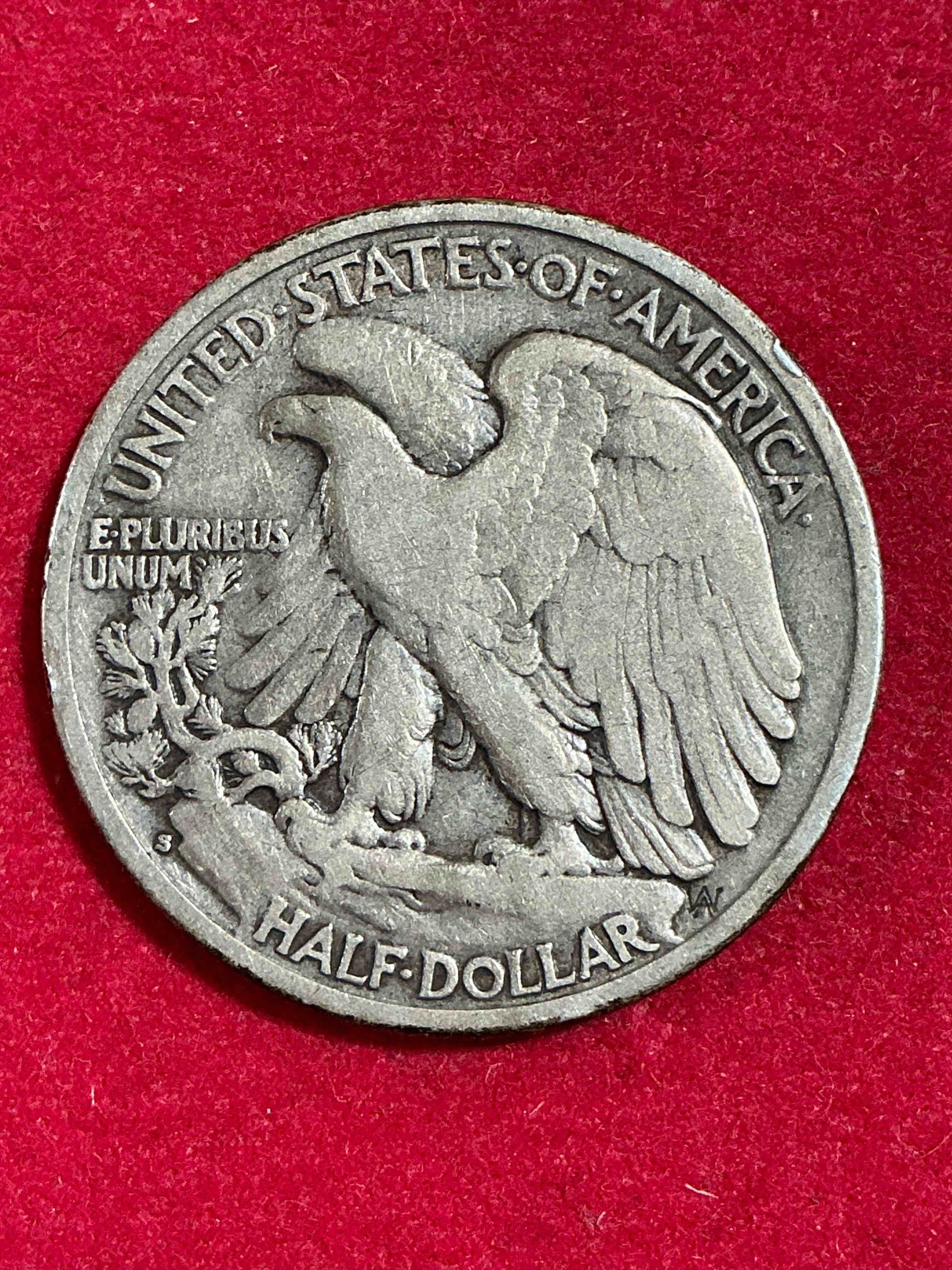 Condition photo showing Good Condition for 1900’s silver! antique u.s. silver! liberty walking silver half dollar! these striking half dollars were minted from 1916-1947 & have become some of the most collectible coins in history! here is a striking example from 1933! liberty walking coins are 90% fine u.s. silver, a great investment in precious metal!