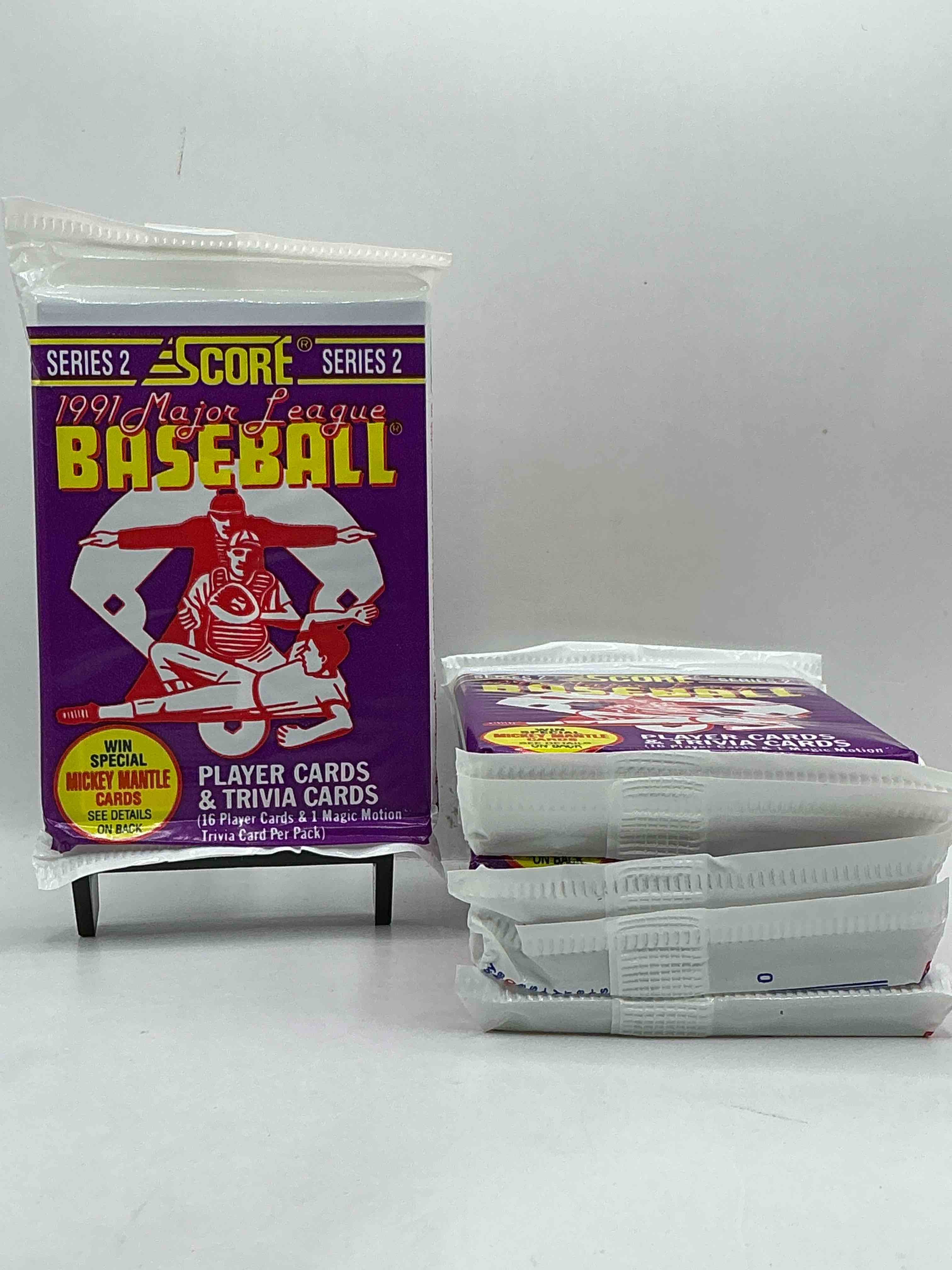 signed mickey mantle? 1991 score baseball unopened packs! 2,493 signed mickey mantle cards from this year out there, fetching big money if pulled! insanely cool & valuable pocks with stars & rookies!