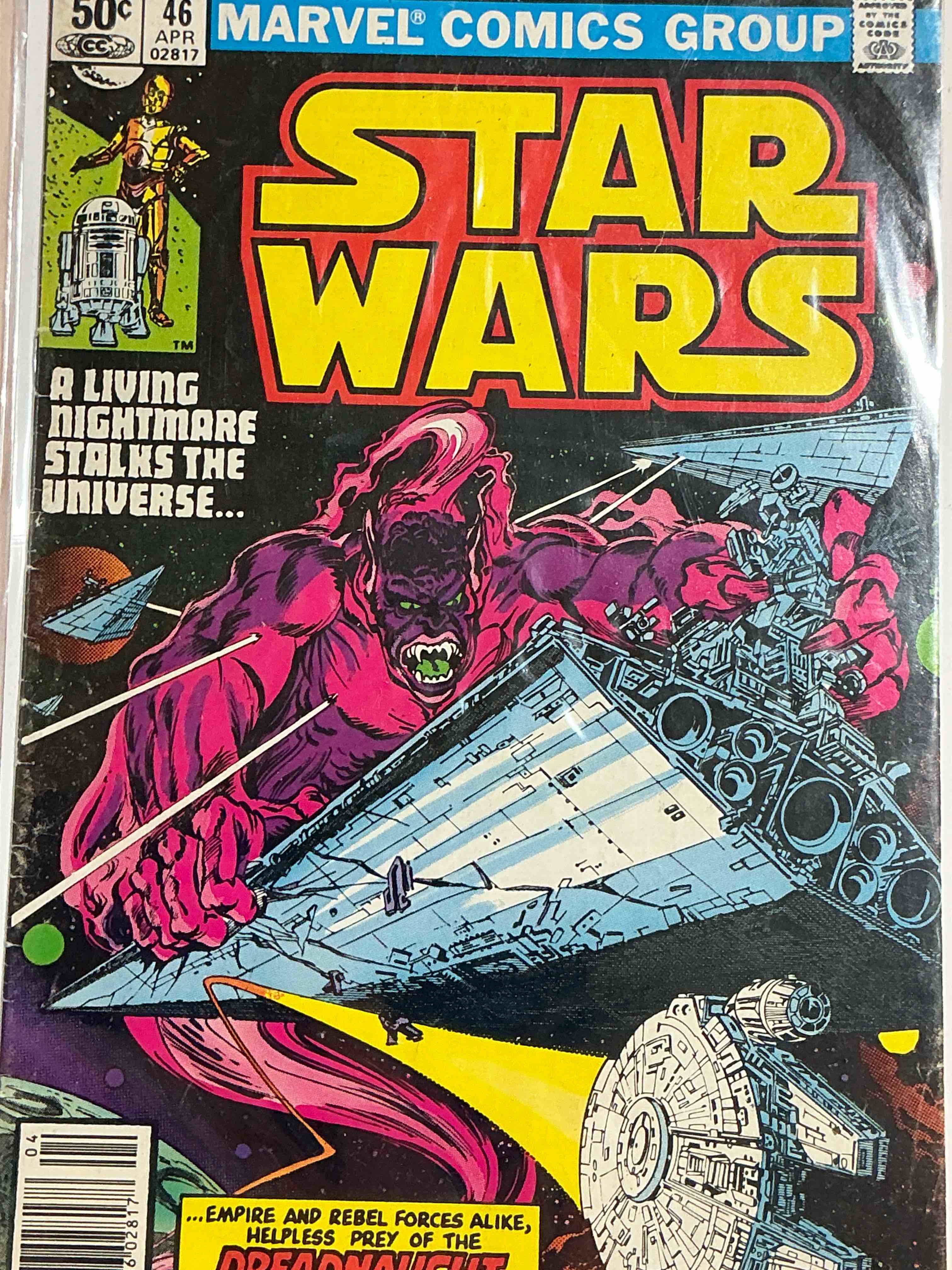 comic book craziness! includes early star wars comics in nice condition! great collection of comic books spanning many decades, all encased with protective sleeves & backing. generally in good / fine condition for age. a great way to get an eclectic comic collection spanning generations!