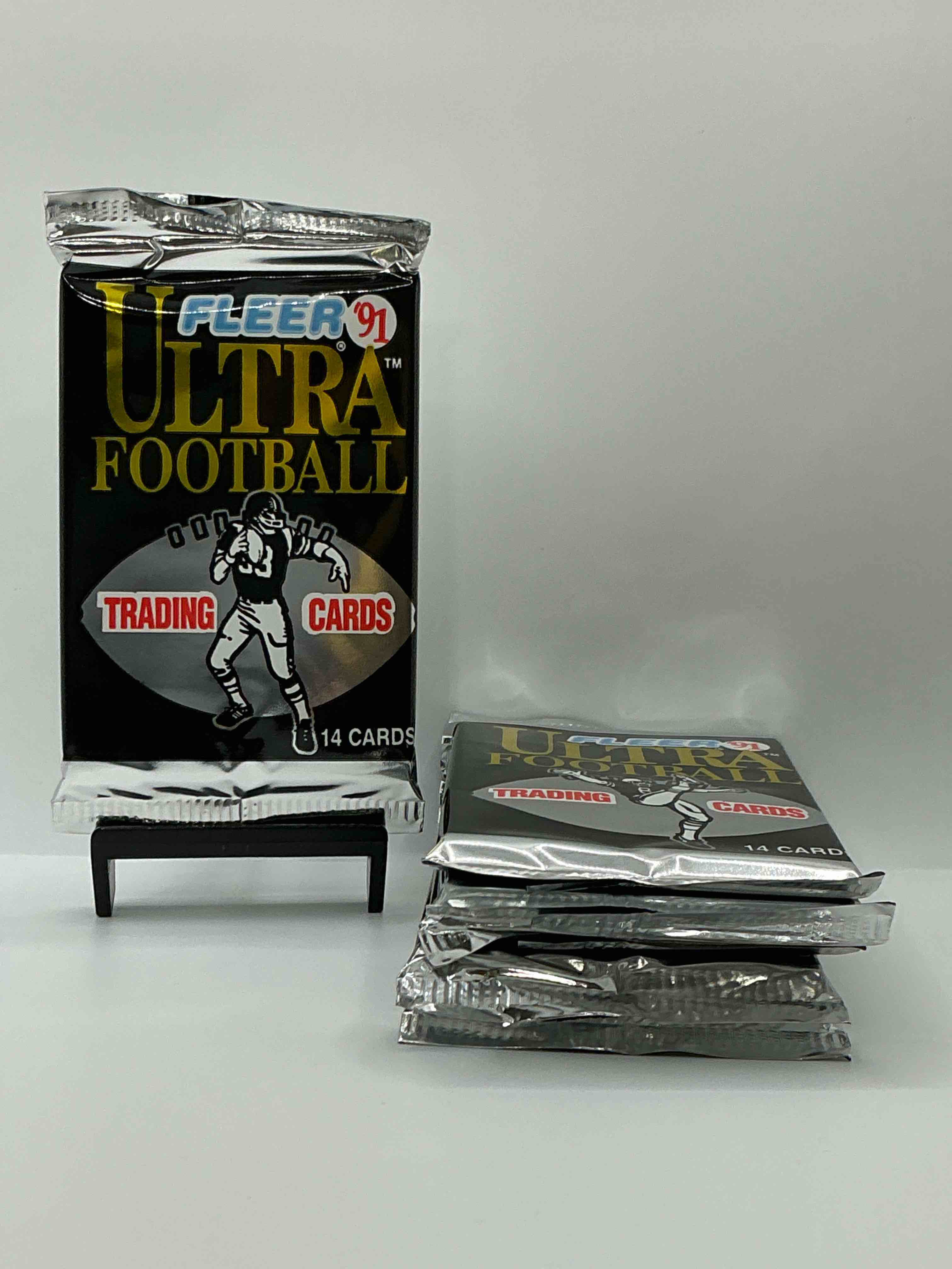 brett favre rookie!? 1991 fleer ultra unopened packs straight from original box! search for brett favre rookie & other valuable cards from joe montana emmitt smith & barry sanders!