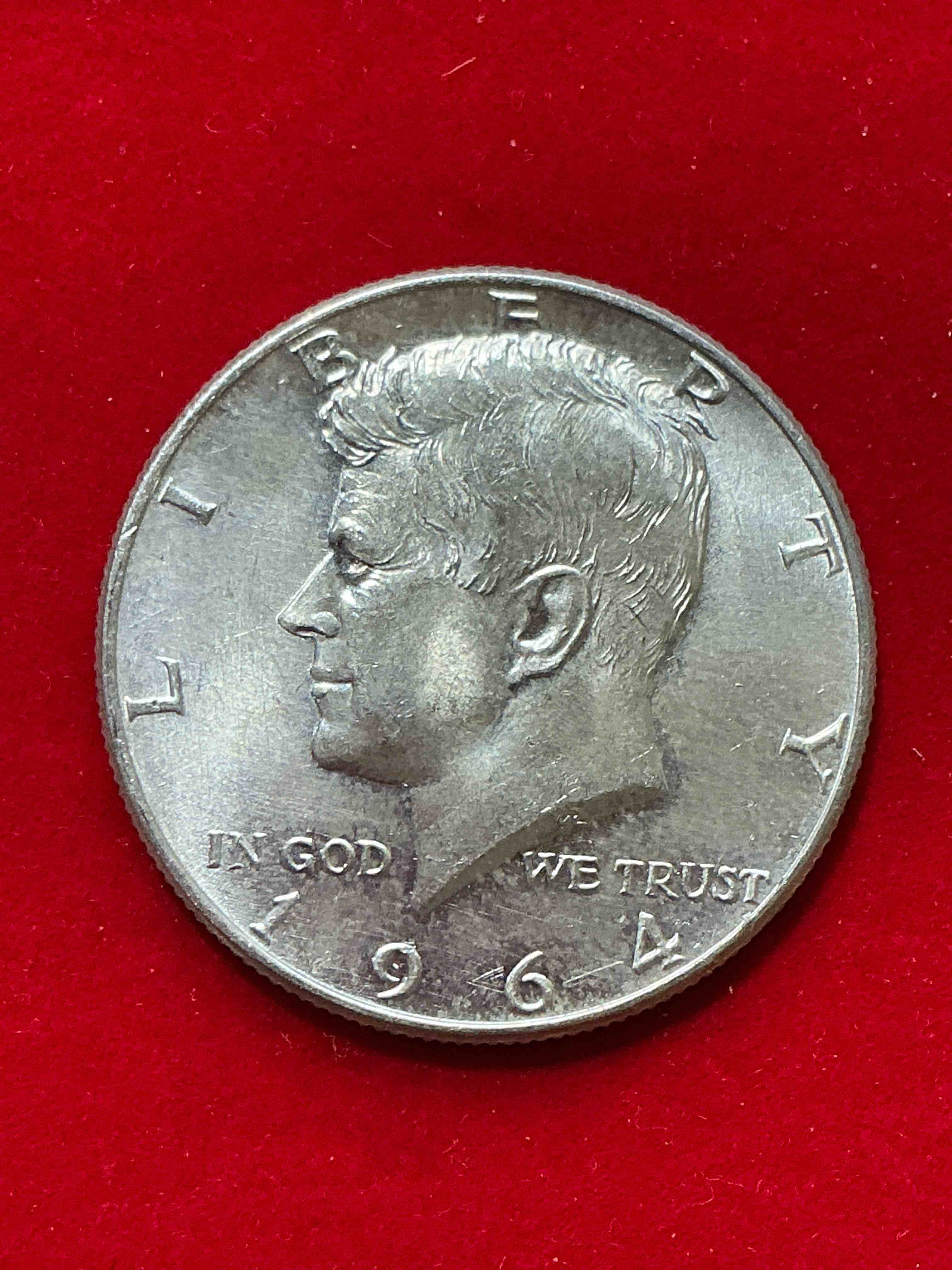 1964 rare kennedy 90% silver wow! did you know that 1964 is the only year kennedy half dollars are 90% silver?! when jfk was assassinated in 1963 the u.s. mint rushed to make a coin in his honor. they replaced the franklin half dollar with a kennedy version in 1964. after 1964 kennedy half dollars were made with 40% silver before eventually having no silver at all. 1964 is the year to collect kennedy half dollars if you are investing in u.s. fine silver! check out this rare 1964 kennedy half dollar in excellent condition!