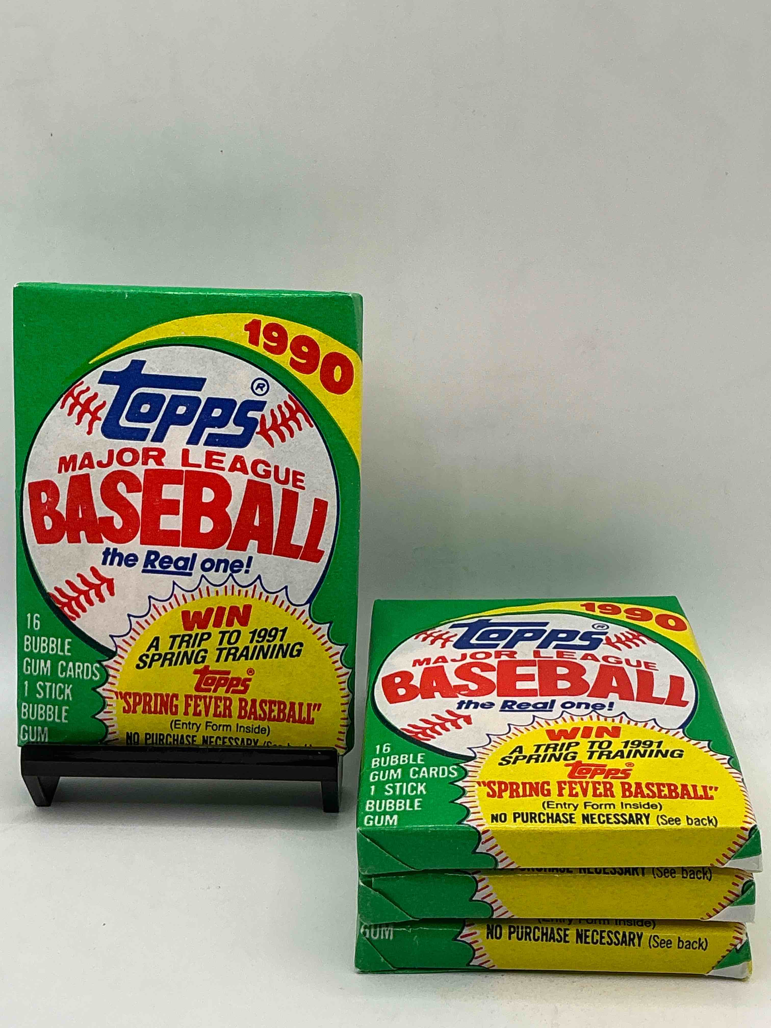 Possible Ken Griffey Jr Rookie Card! 1990 Topps Baseball Unopened Sports Card Wax Pack, Direct From Original Retail Case! Search For Card Collectibles Like "The Big Hurt" Frank Thomas Valuable Rookie & Error Cards (Error Cards Valued At $1,000 And Up!), & Early Ken Griffey Jr. All Star Rookie Card #336 (PSA 10 Value $350+) & So Much More!