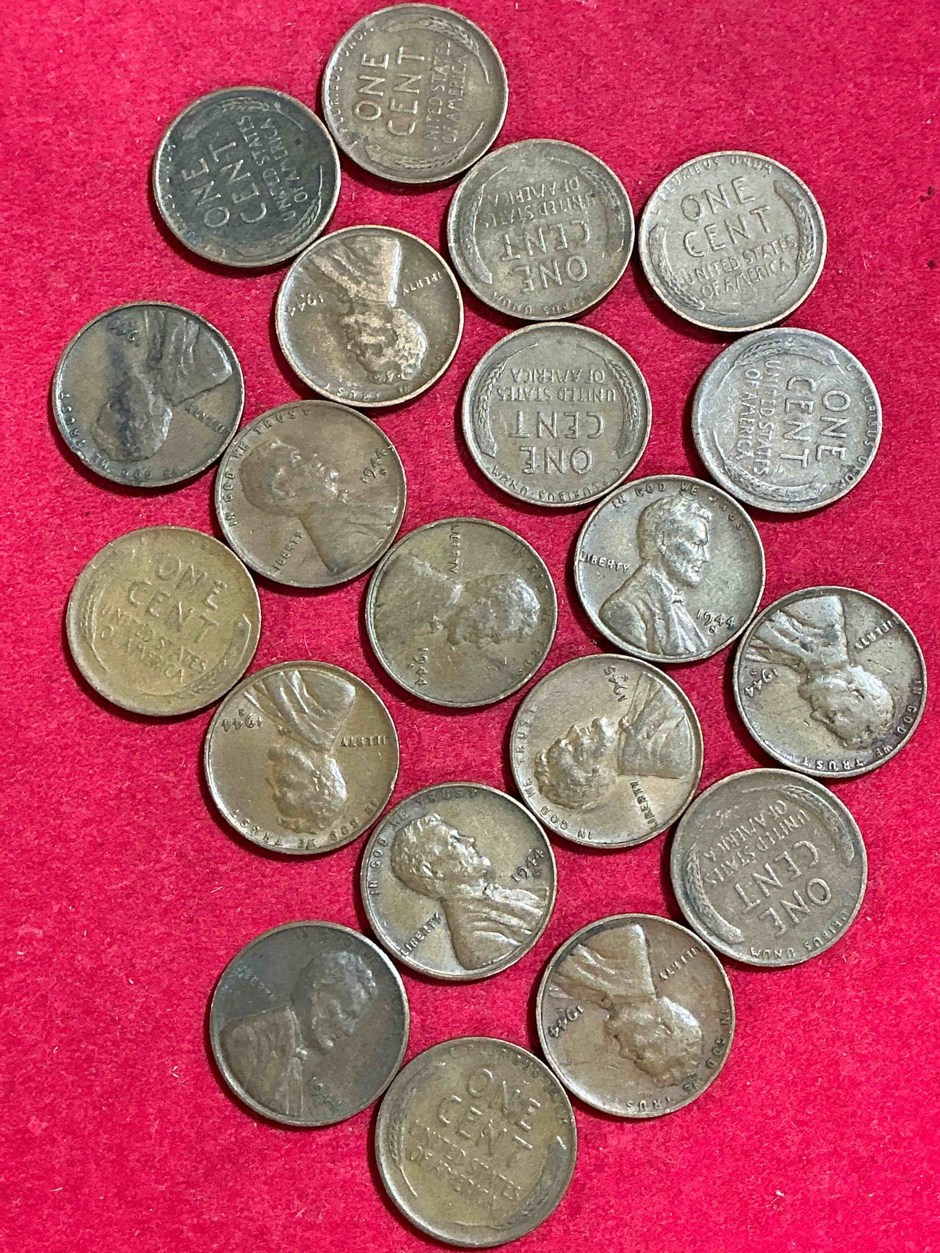 1944 Calling World War 2 Buffs!  1944 D-Day Era Wheat Pennies!  D-Day Was June 6th, 1944 & Was One Of The Most Significant Battles Of WWII! Own Pieces Of This Era With These Genuine 1944 Wheat Pennies In Nice Condition!  