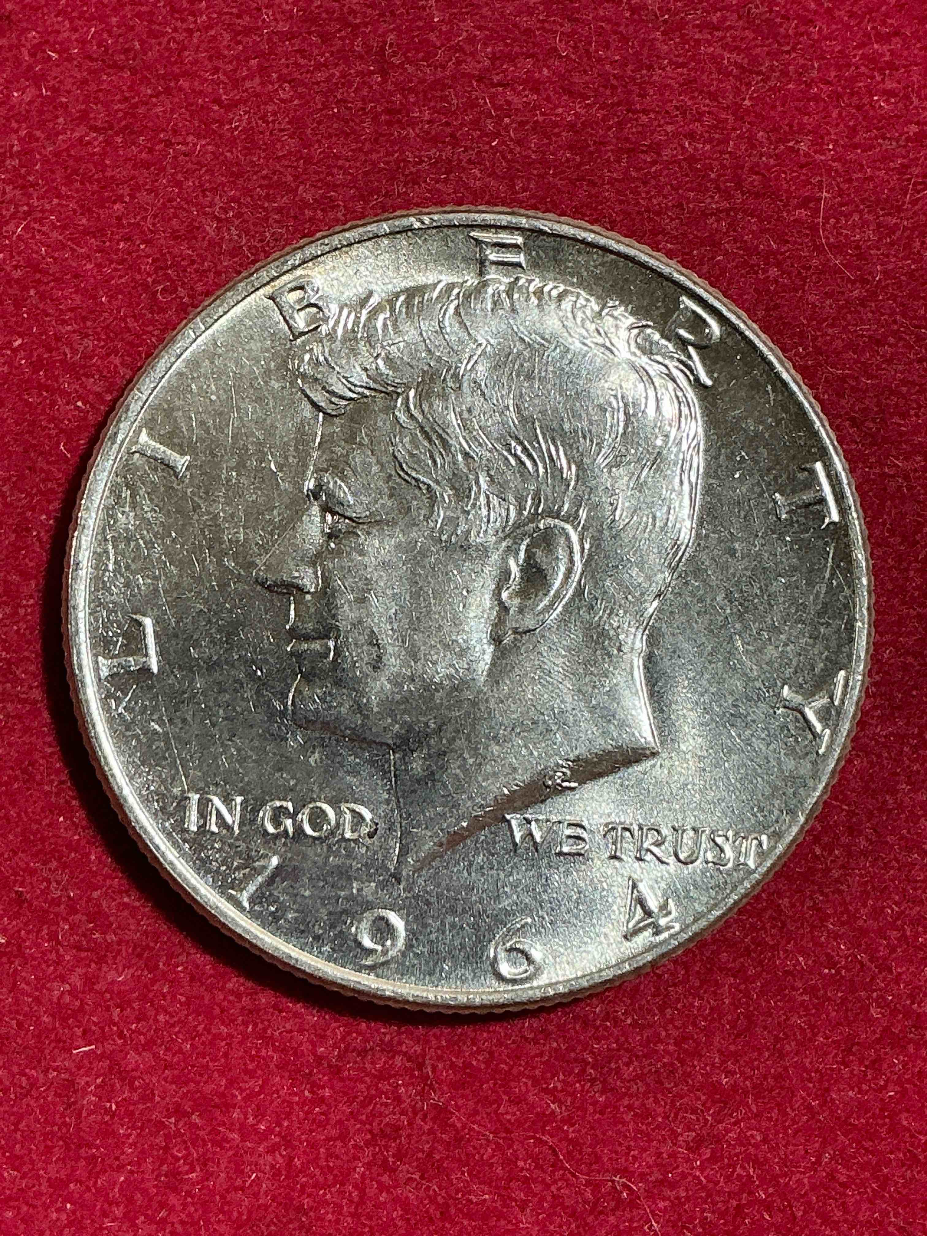 1964 Rare Kennedy 90% Silver Wow! Did You Know That 1964 Is The ONLY Year Kennedy Half Dollars Are 90% Silver?! When JFK Was Assassinated In 1963 The U.S. Mint Rushed To Make a Coin In His Honor. They Replaced The Franklin Half Dollar With A Kennedy Version In 1964. After 1964 Kennedy Half Dollars Were Made With 40% Silver Before Eventually Having No Silver At All. 1964 Is THE YEAR To Collect Kennedy Half Dollars If You Are Investing In U.S. Fine Silver! Check Out This Rare 1964 Kennedy Half Dollar In EXCELLENT Condition!