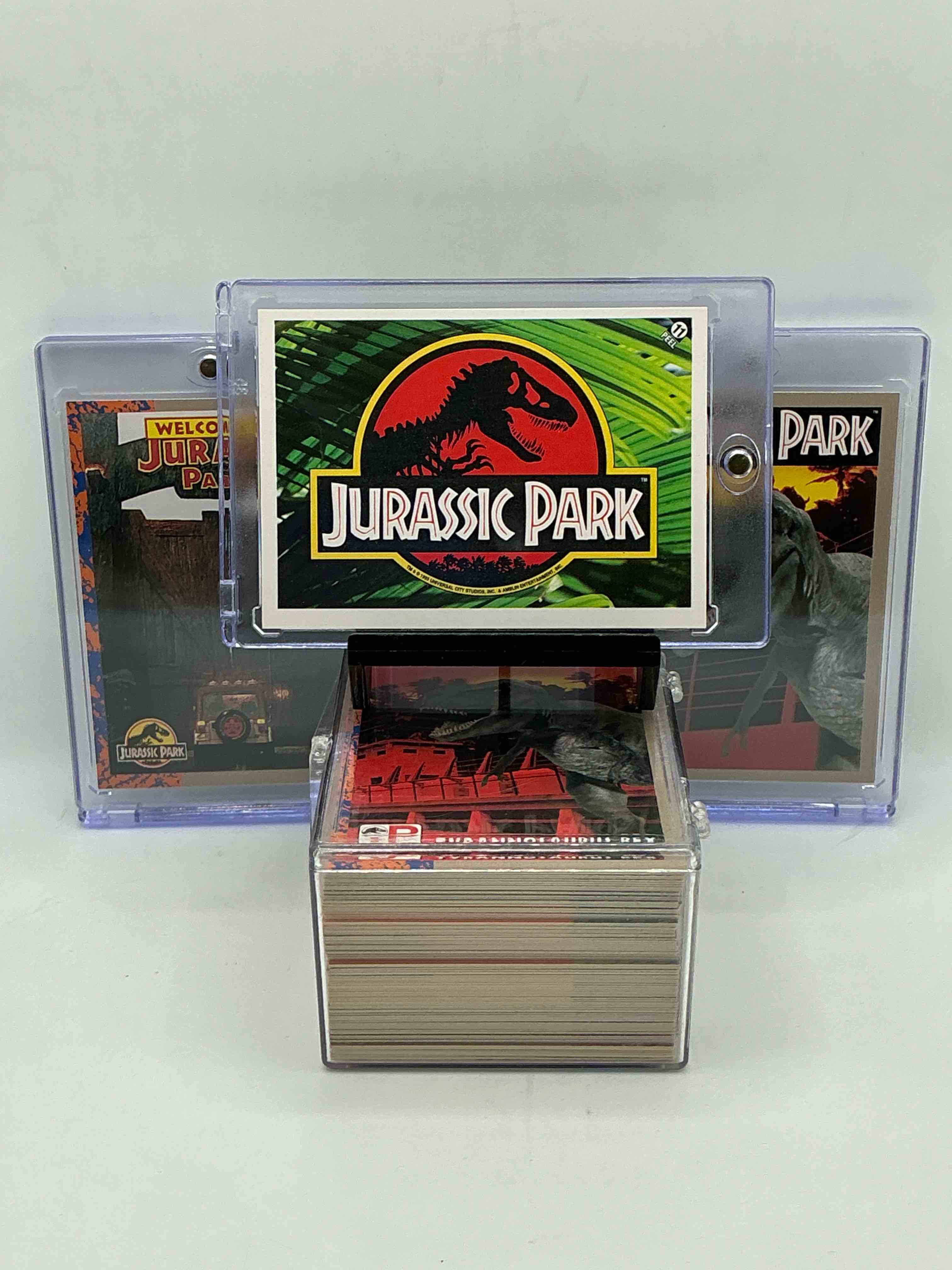 1993 Dinosaur History!  Complete, Authentic, Original Jurassic Park Movie Card & Sticker Set, Excellent Condition!  Own A Piece Of Spielberg’s Masterpiece!  A Serious Pop Culture Collector Item & Very Rare & Hard To Find With All 88 Cards & 11 Stickers!  