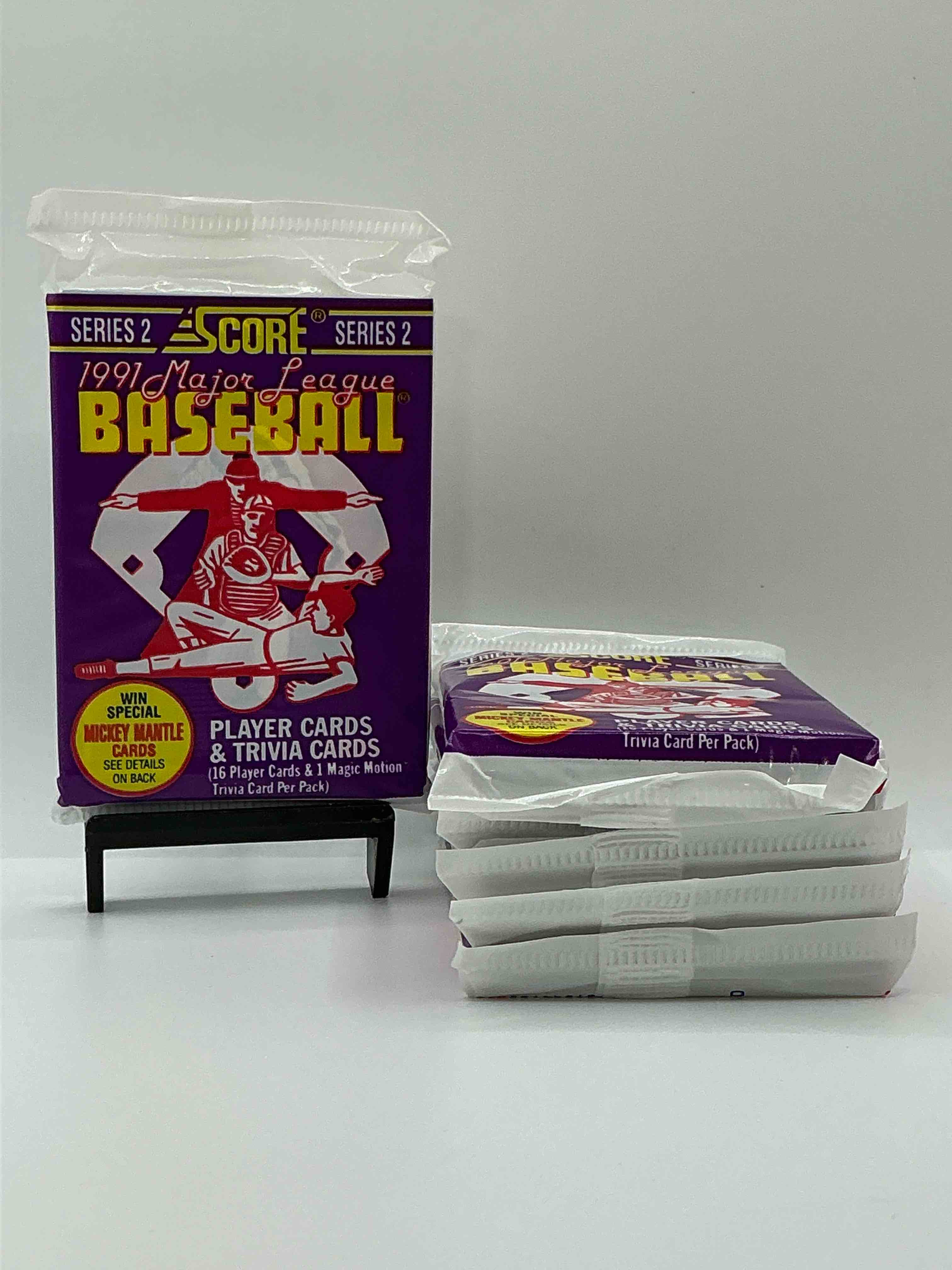 signed mickey mantle? 1991 score baseball unopened packs! 2,493 signed mickey mantle cards from this year out there, fetching big money if pulled! insanely cool & valuable pocks with stars & rookies!