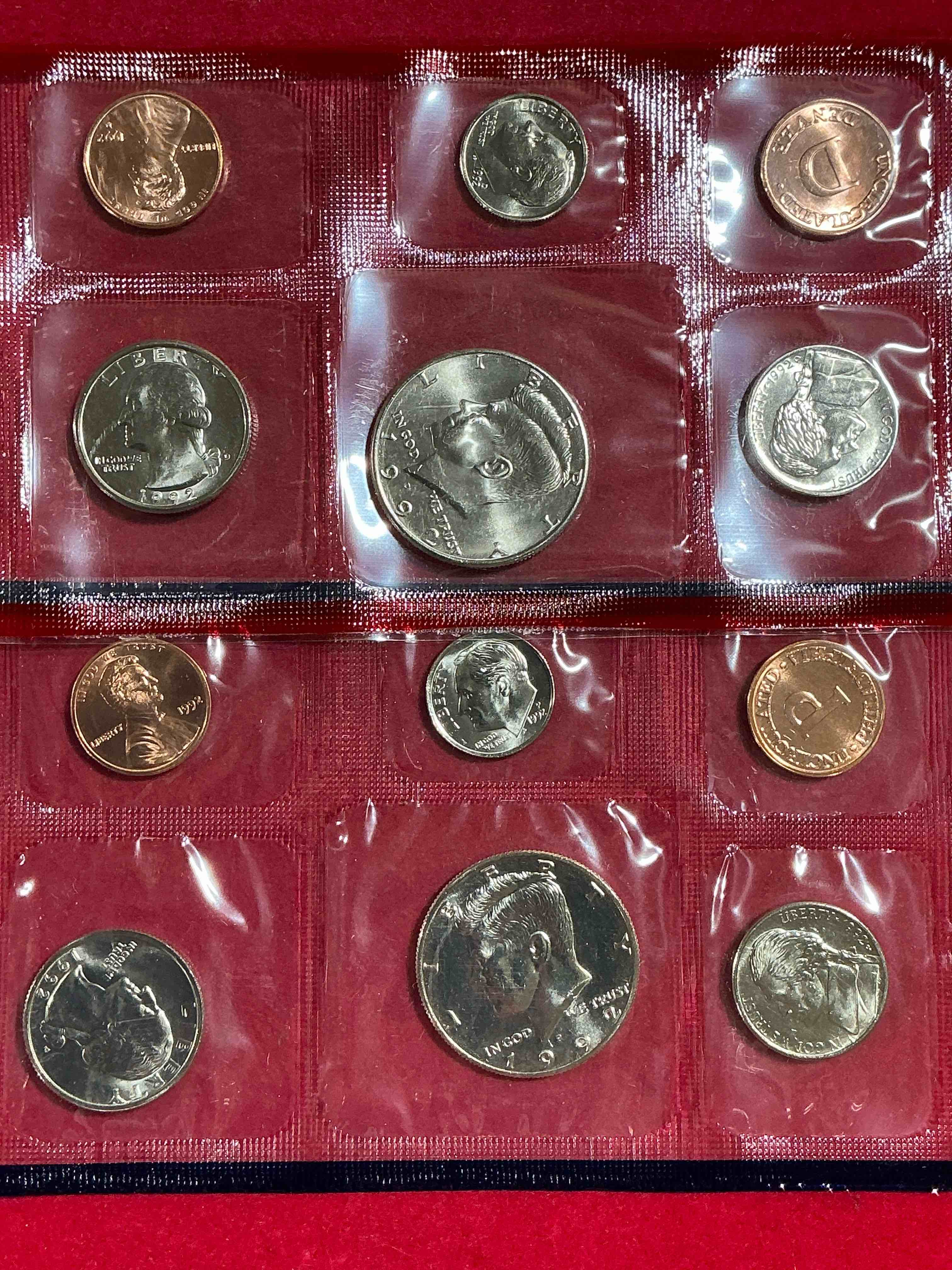 1990 Uncirculated U.S. Mint Coins! What A Great Year! These Gorgeous Coins From The Mint Set Features Each U.S. Coins Minted in 1990 In Uncirculated Condition, From Each Mint Mark, Philly & Denver! From The U.S. Treasury In 1990! Own An Awesome Investment & Incredible Piece Of U.S. History! Also Makes For An Awesome Gift!