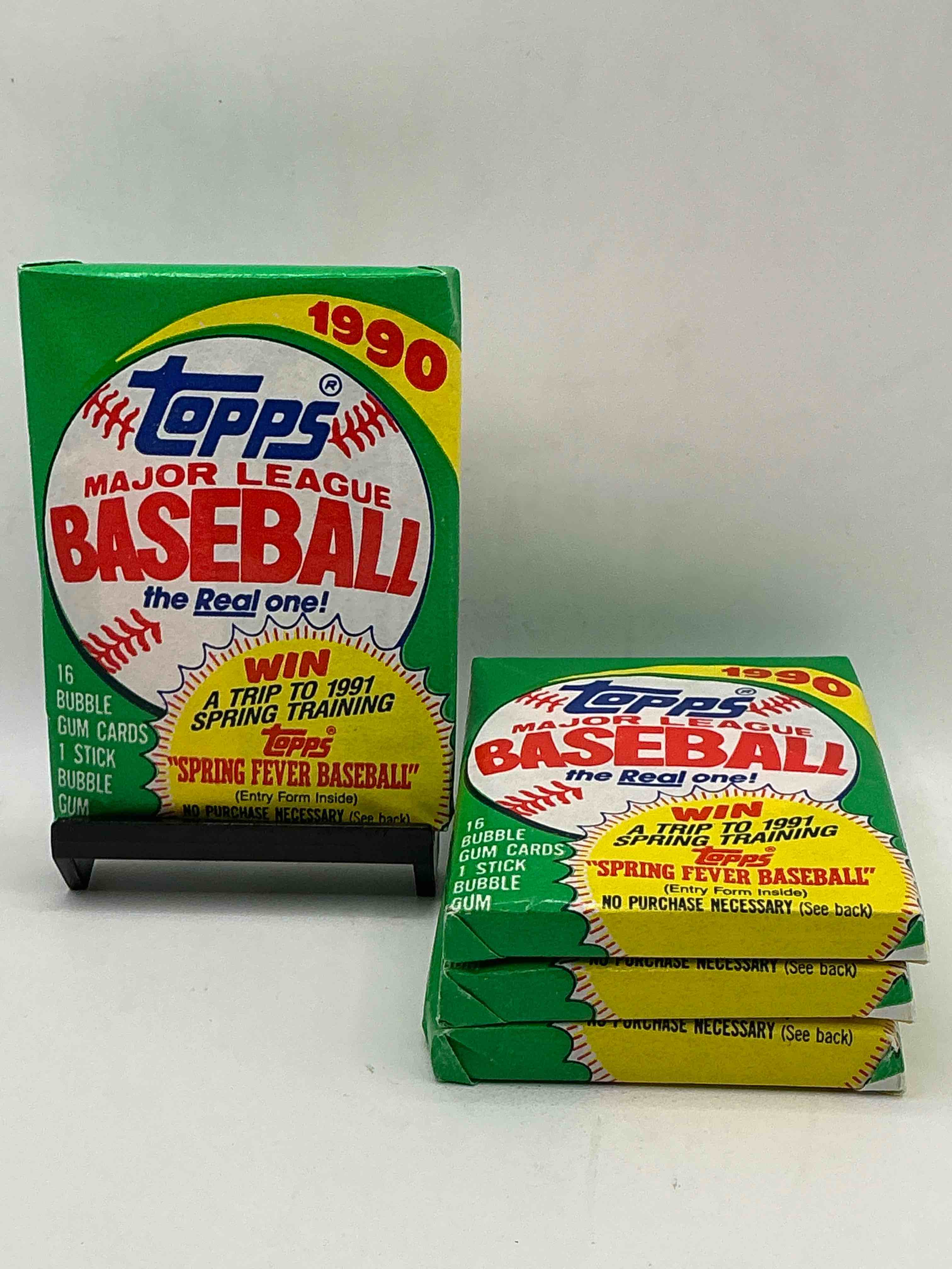 Possible Ken Griffey Jr Rookie Card! 1990 Topps Baseball Unopened Sports Card Wax Pack, Direct From Original Retail Case! Search For Card Collectibles Like "The Big Hurt" Frank Thomas Valuable Rookie & Error Cards (Error Cards Valued At $1,000 And Up!), & Early Ken Griffey Jr. All Star Rookie Card #336 (PSA 10 Value $350+) & So Much More!