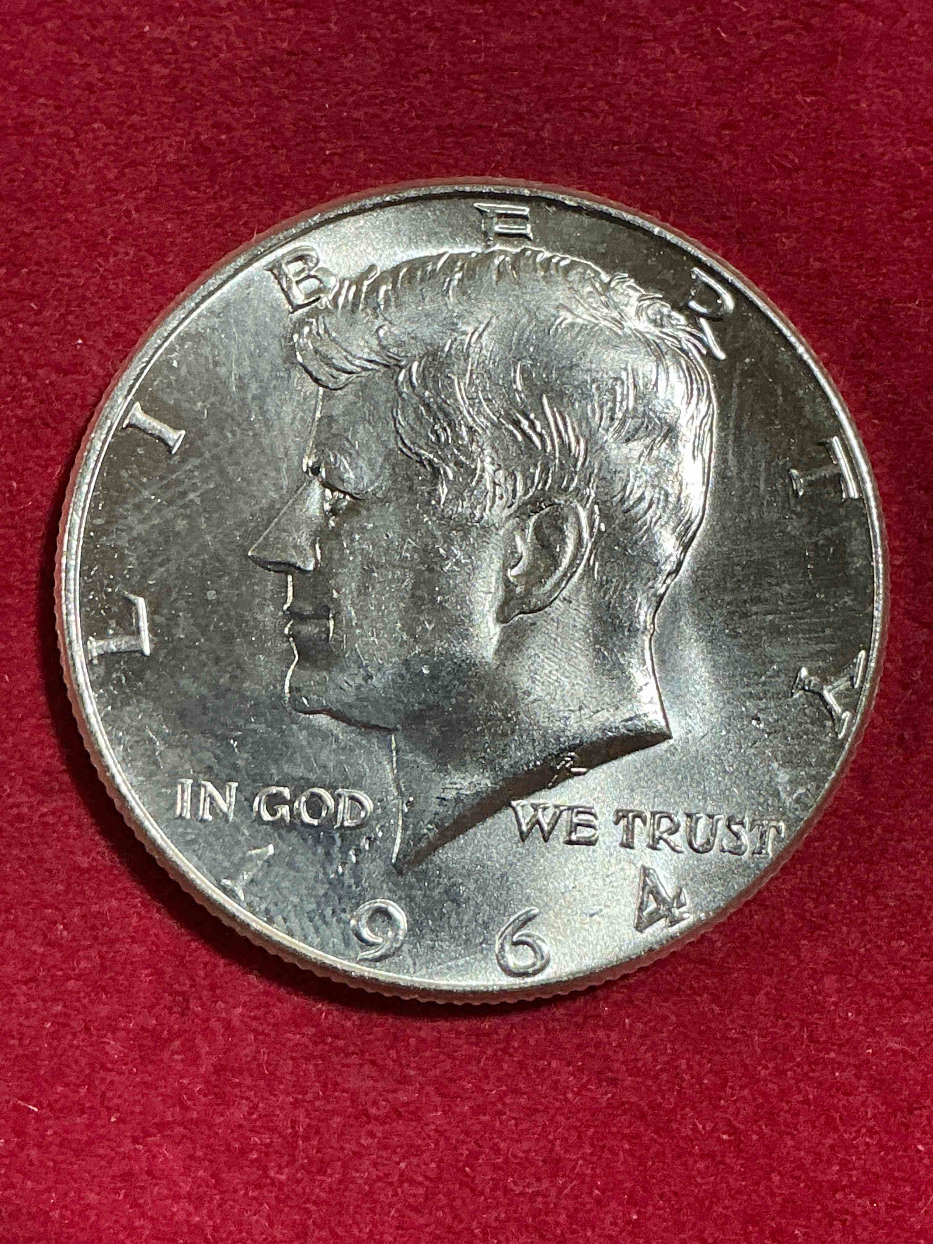 1964 Rare Uncirculated Kennedy 90% Silver Wow! Did You Know That 1964 Is The ONLY Year Kennedy Half Dollars Are 90% Silver?! When JFK Was Assassinated In 1963 The U.S. Mint Rushed To Make a Coin In His Honor. They Replaced The Franklin Half Dollar With A Kennedy Version In 1964. After 1964 Kennedy Half Dollars Were Made With 40% Silver Before Eventually Having No Silver At All. 1964 Is THE YEAR To Collect Kennedy Half Dollars If You Are Investing In U.S. Fine Silver! Check Out This Rare 1964 Kennedy Half Dollar In EXCELLENT Condition!