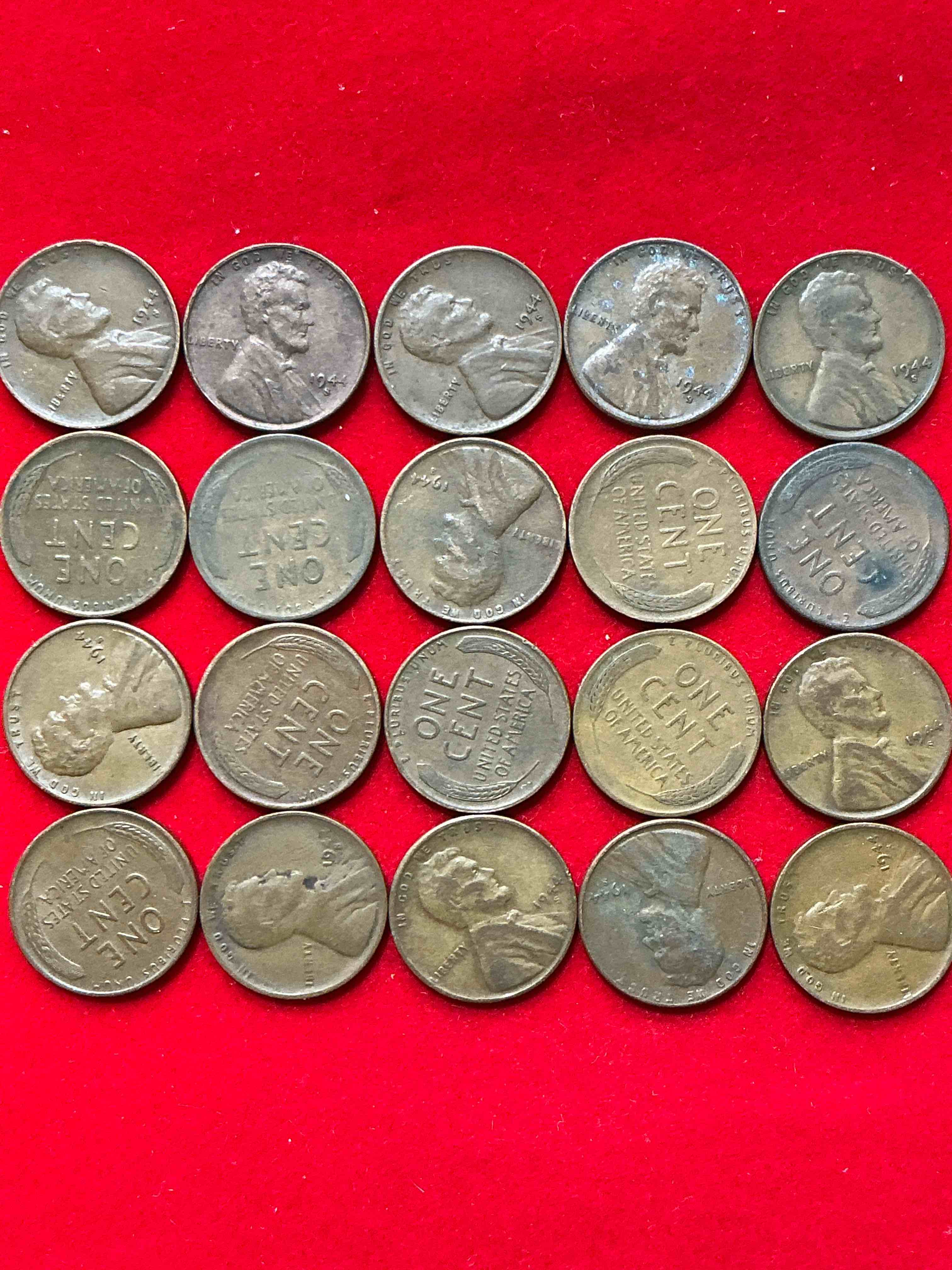 1944 Calling World War 2 Buffs!  1944 D-Day Era Wheat Pennies!  D-Day Was June 6th, 1944 & Was One Of The Most Significant Battles Of WWII! Own Pieces Of This Era With These Genuine 1944 Wheat Pennies In Nice Condition!  