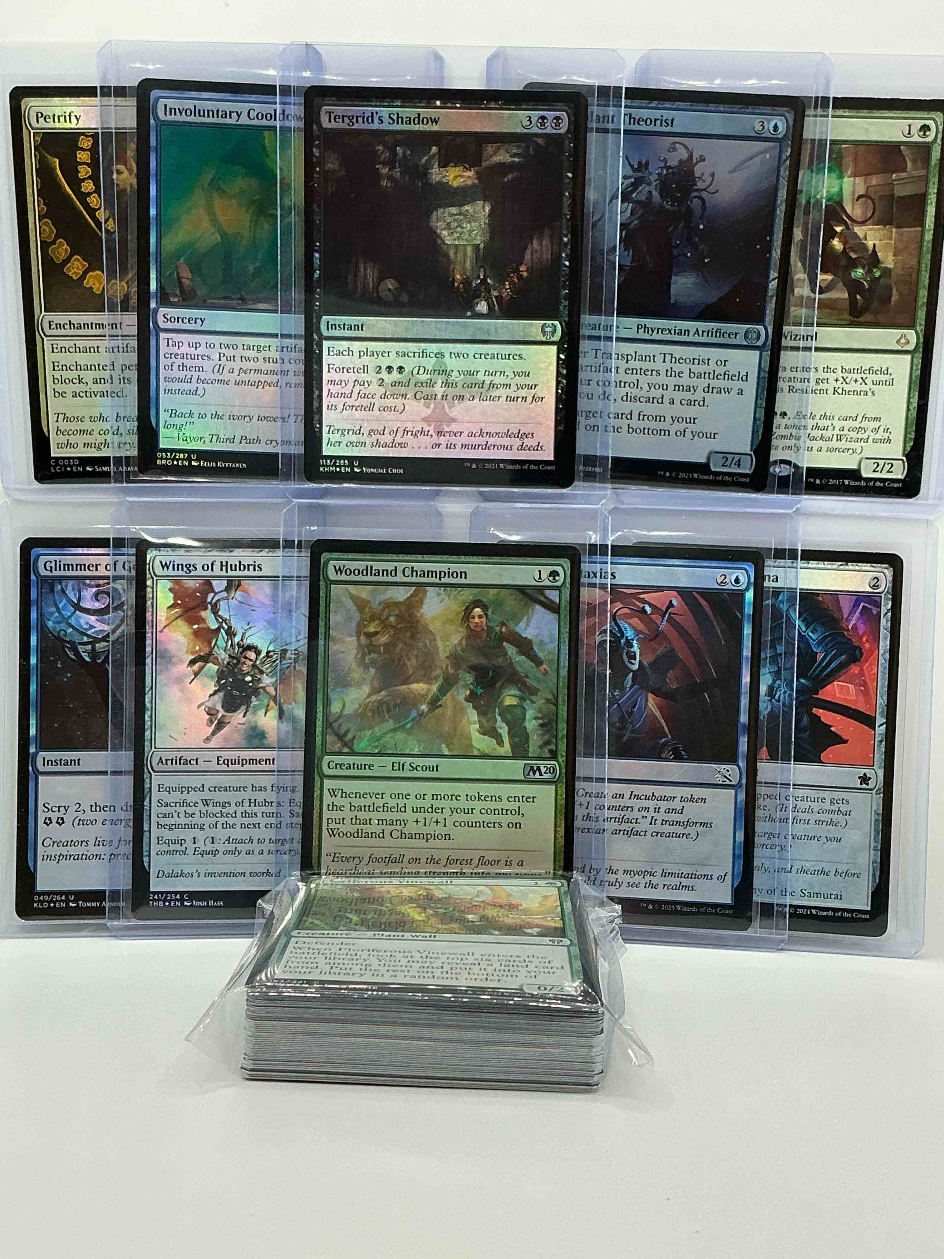 Magic The Gathering 50 Card Lot! Lot Includes 10 Rare Or Holo Foil Cards! All Cards In Excellent Shape Condition! A Great Way To Join The MTG Craze!