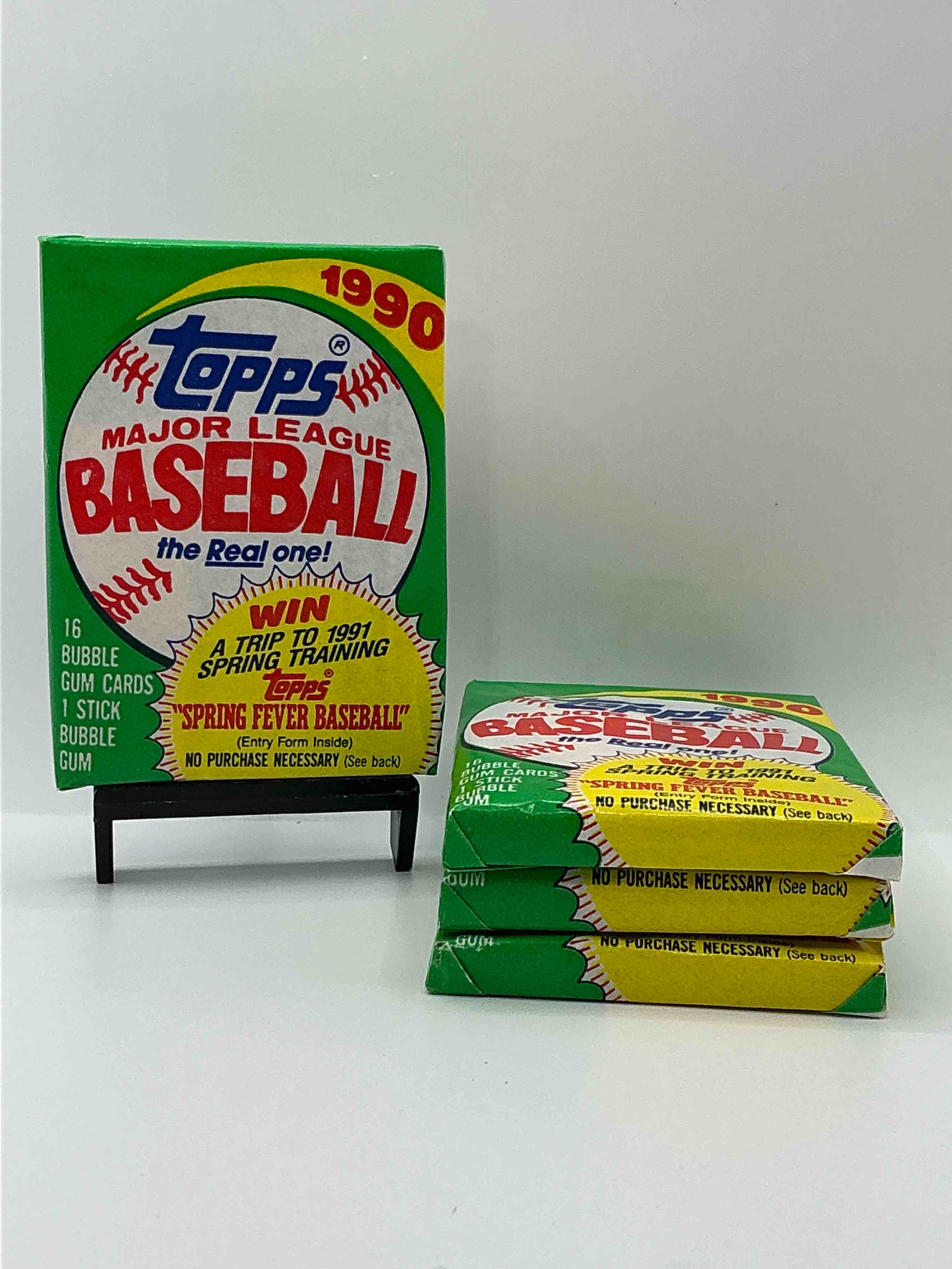 Possible Ken Griffey Jr Rookie Card! 1990 Topps Baseball Unopened Sports Card Wax Pack, Direct From Original Retail Case! Search For Card Collectibles Like "The Big Hurt" Frank Thomas Valuable Rookie & Error Cards (Error Cards Valued At $1,000 And Up!), & Early Ken Griffey Jr. All Star Rookie Card #336 (PSA 10 Value $350+) & So Much More!