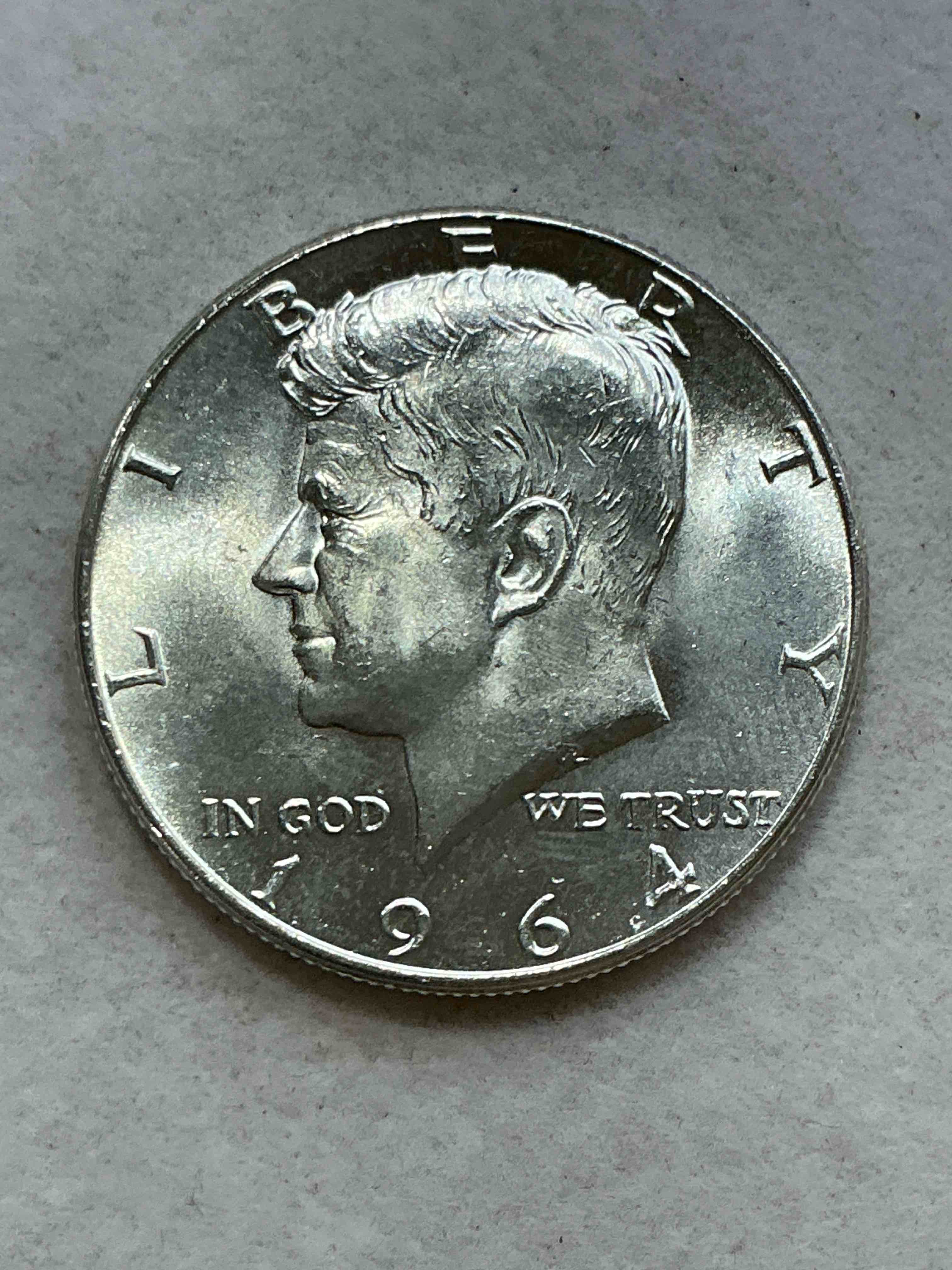 1964 Rare Uncirculated Kennedy 90% Silver Wow! Did You Know That 1964 Is The ONLY Year Kennedy Half Dollars Are 90% Silver?! When JFK Was Assassinated In 1963 The U.S. Mint Rushed To Make a Coin In His Honor. They Replaced The Franklin Half Dollar With A Kennedy Version In 1964. After 1964 Kennedy Half Dollars Were Made With 40% Silver Before Eventually Having No Silver At All. 1964 Is THE YEAR To Collect Kennedy Half Dollars If You Are Investing In U.S. Fine Silver! Check Out This Rare 1964 Kennedy Half Dollar In EXCELLENT Condition!
