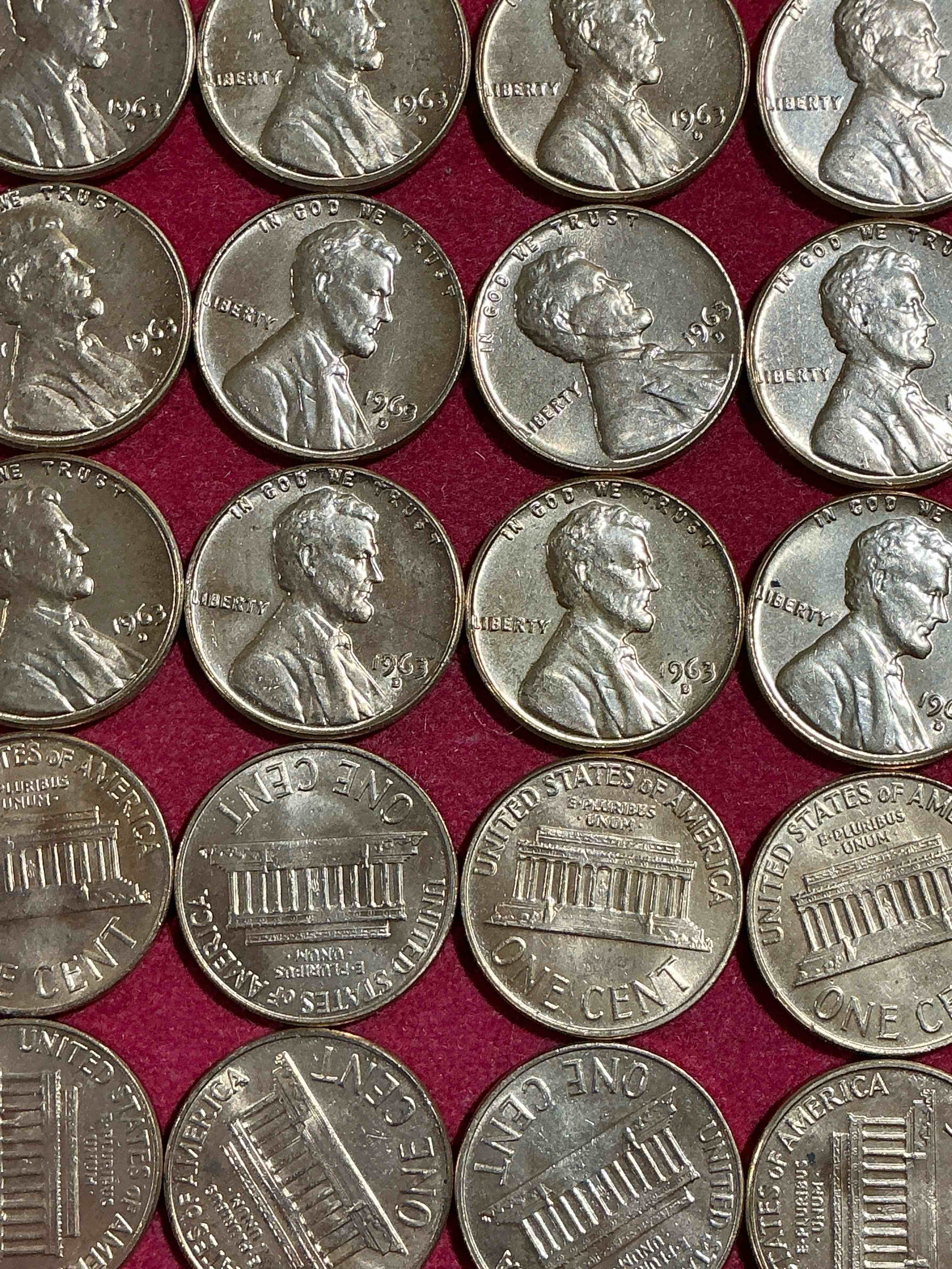 1963 "i have a dream" era brilliant uncirculated wheat pennies! these 1963 pennies are direct from the original treasury rolls & haven't seen the light of day since 1963! dr. martin luther king famously gave his "i have a dream" speech on aug 28, 1963. own pieces of this era with these incredible pieces of history!