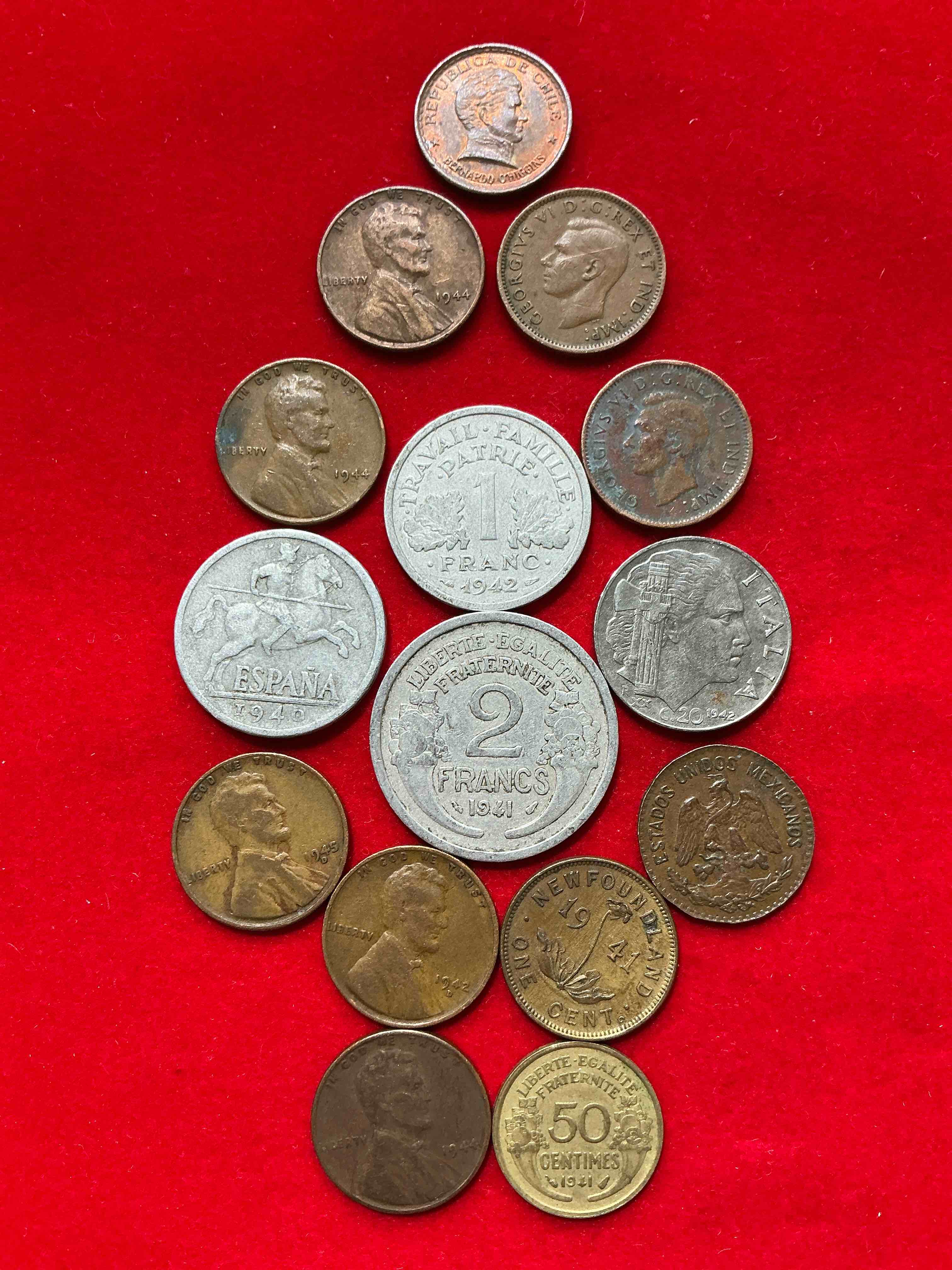 world war two era buffs rejoice! check out this collection of ww2 era (1939-1945) coins! super hard to collect & find in one place! great conversation pieces & incredible pieces of history!