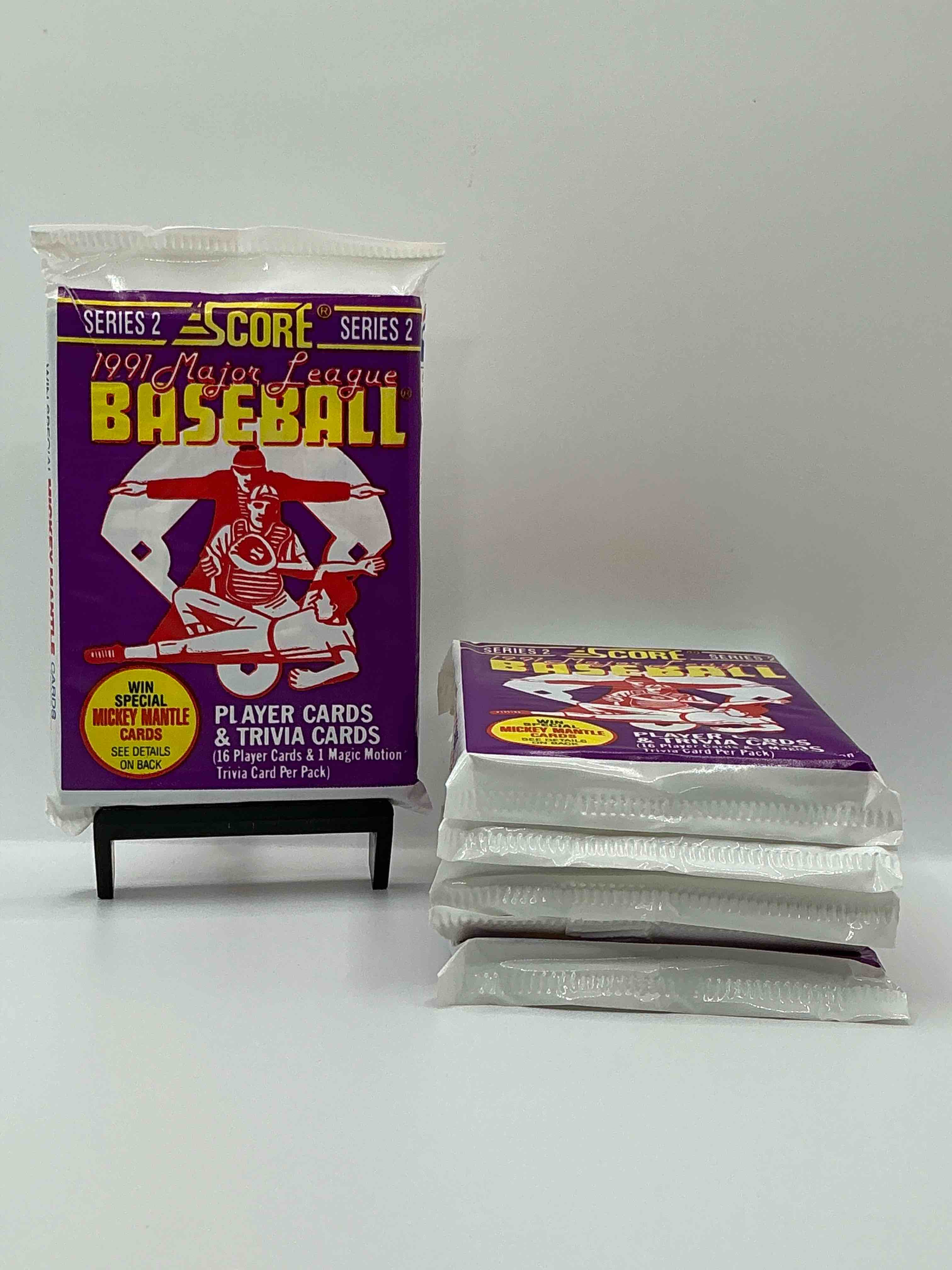 1991 score baseball sealed pack, direct from original retail case! search for bo jackson "bo breaker" card (psa 10 value $200), ken griffey dream team card #892 & so much more! cool & hard to find!