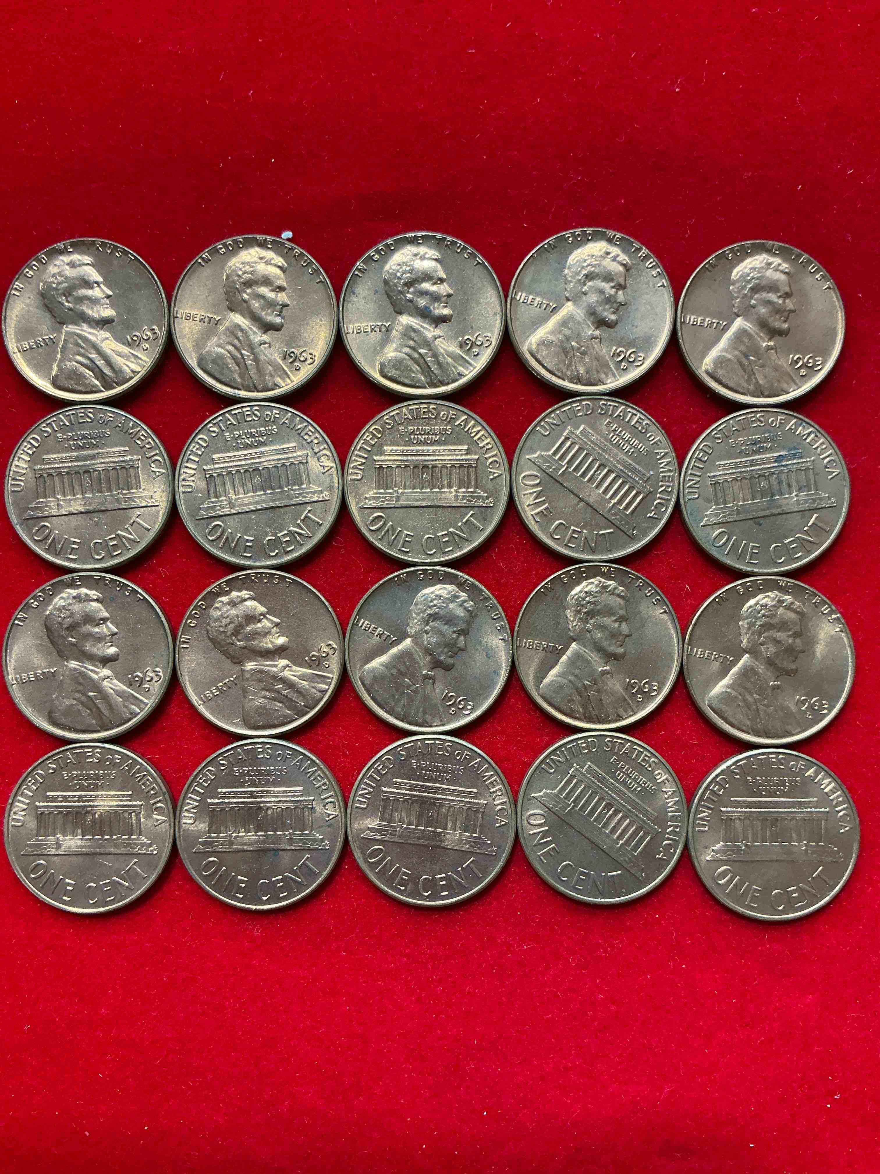 1963 "i have a dream" era brilliant uncirculated wheat pennies! these 1963 pennies are direct from the original treasury rolls & haven't seen the light of day since 1963! dr. martin luther king famously gave his "i have a dream" speech on aug 28, 1963. own pieces of this era with these incredible pieces of history!