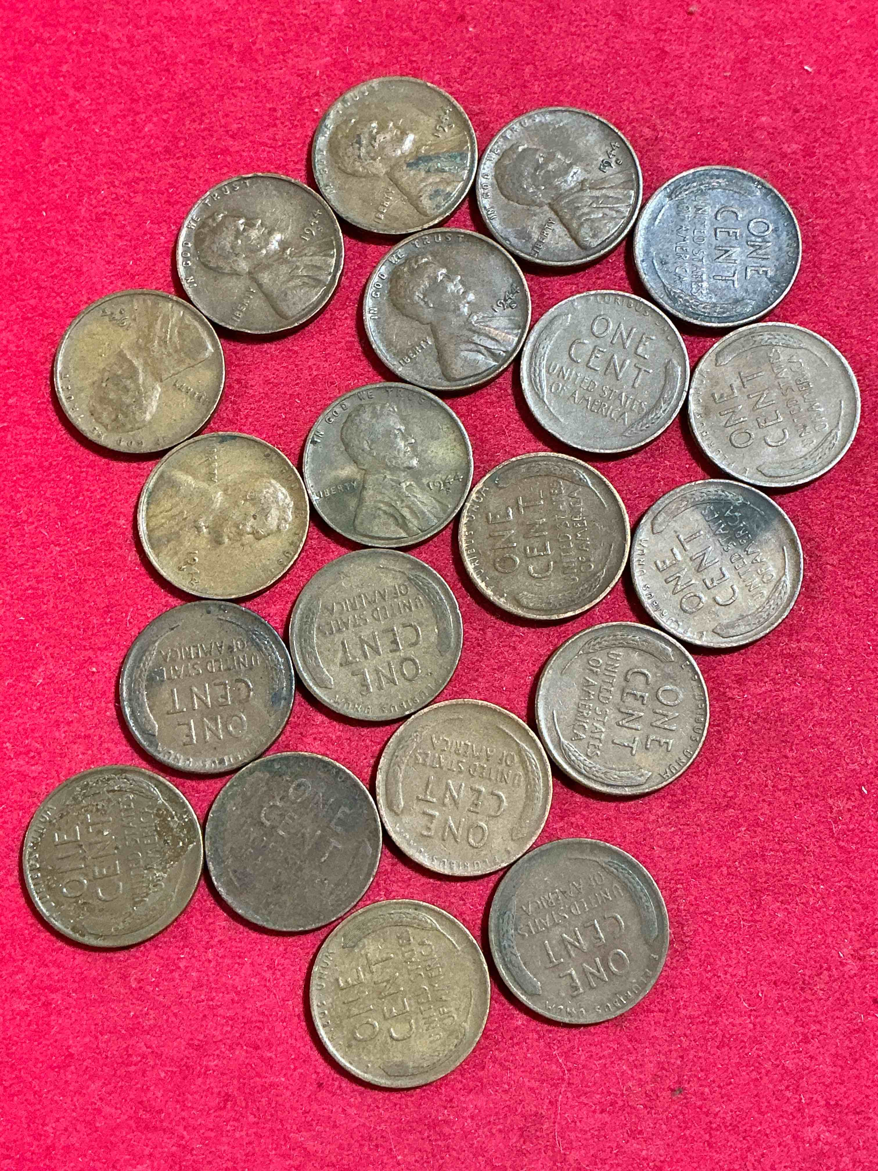 1944 calling world war 2 buffs! 1944 d-day era wheat pennies! d-day was june 6th, 1944 & was one of the most significant battles of wwii! own pieces of this era with these genuine 1944 wheat pennies in nice condition!
