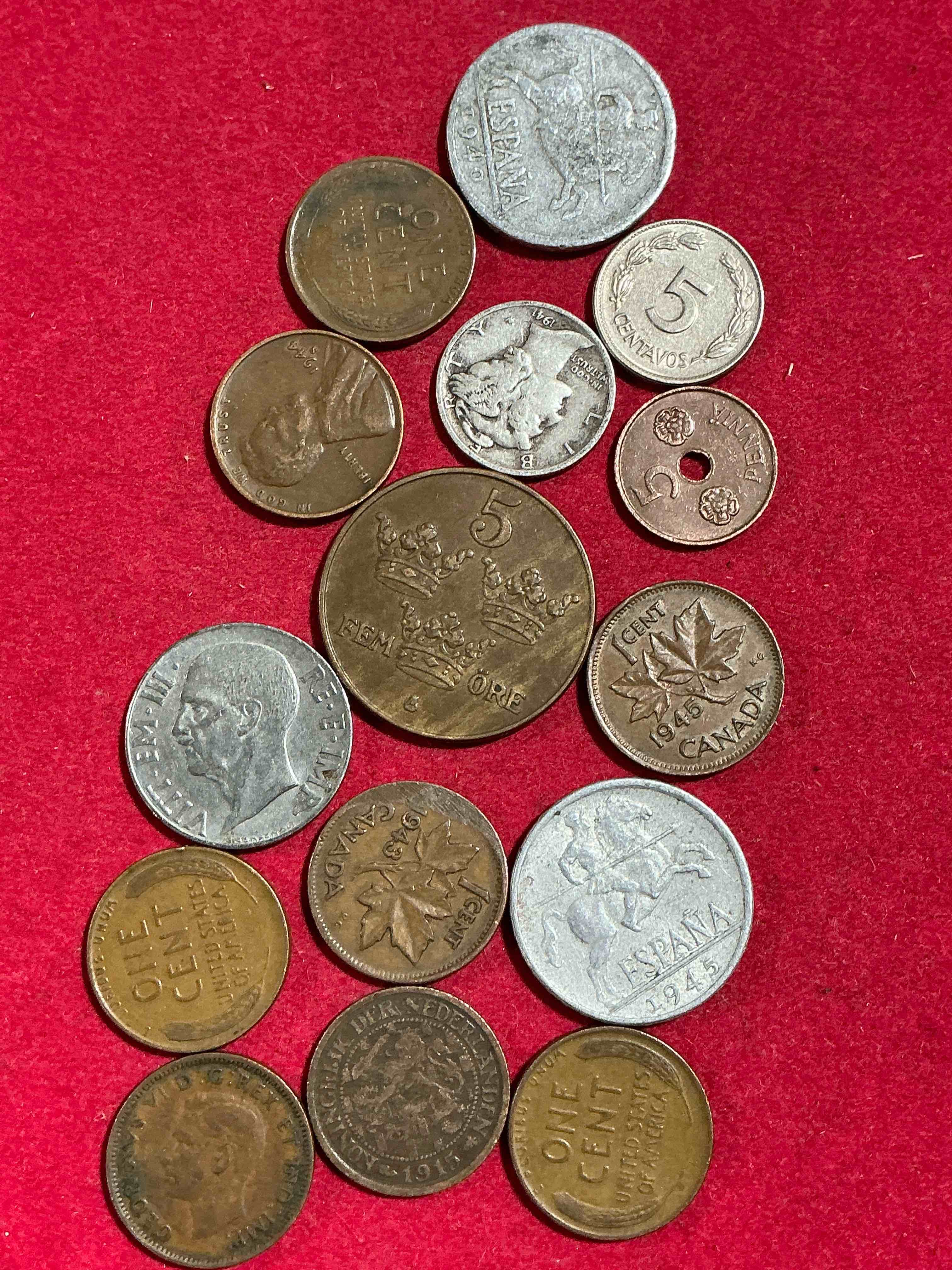 world war two era buffs rejoice! check out this collection of ww2 era (1939-1945) coins! super hard to collect & find in one place! great conversation pieces & incredible pieces of history!