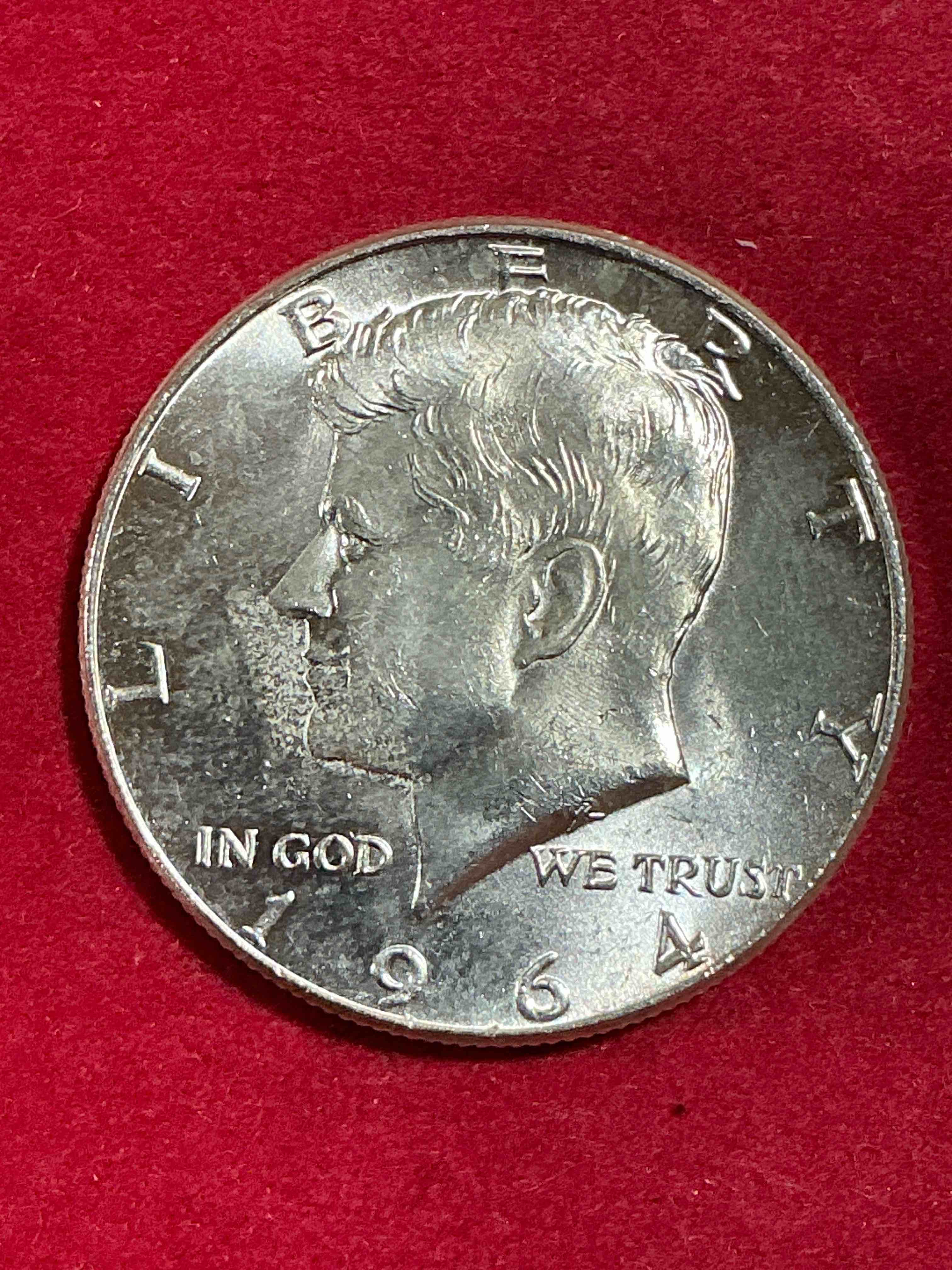 1964 rare uncirculated kennedy 90% silver wow! did you know that 1964 is the only year kennedy half dollars are 90% silver?! when jfk was assassinated in 1963 the u.s. mint rushed to make a coin in his honor. they replaced the franklin half dollar with a kennedy version in 1964. after 1964 kennedy half dollars were made with 40% silver before eventually having no silver at all. 1964 is the year to collect kennedy half dollars if you are investing in u.s. fine silver! check out this rare 1964 kennedy half dollar in excellent condition!