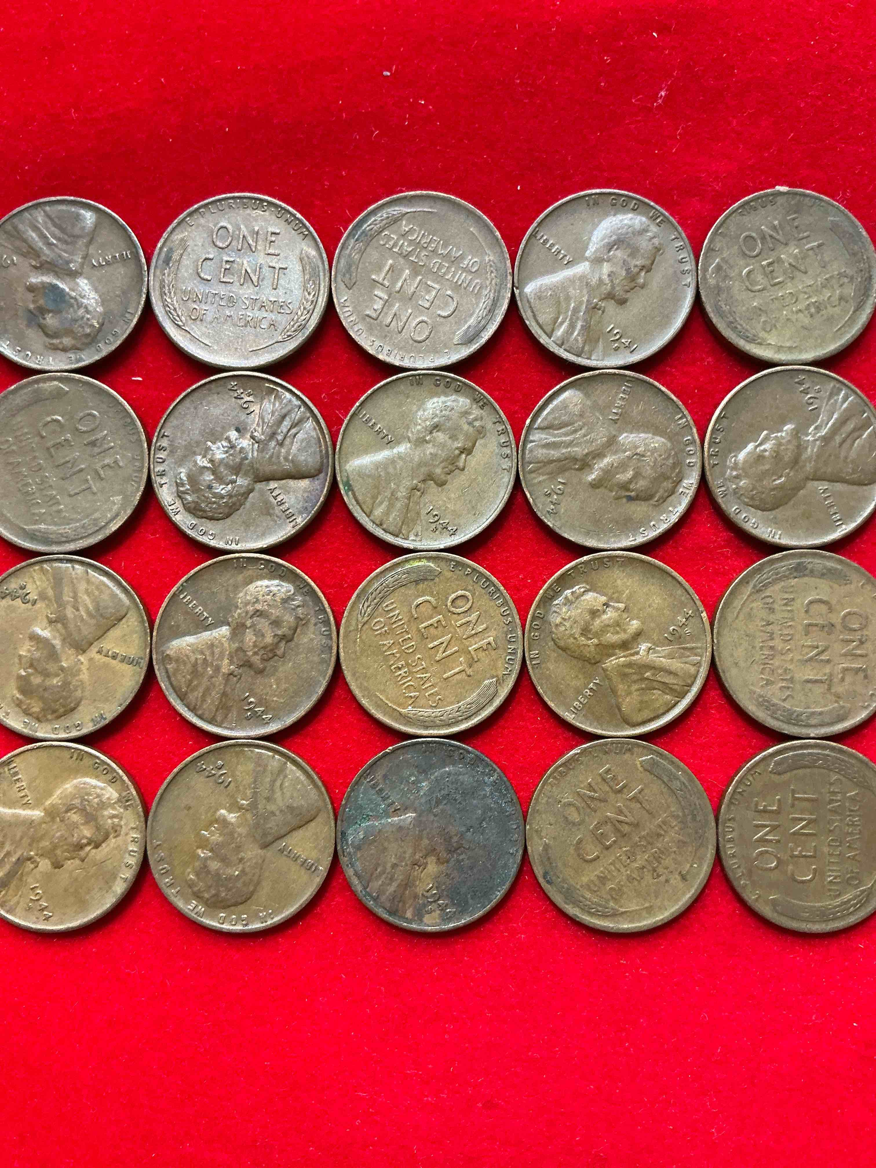 1944 calling world war 2 buffs! 1944 d-day era wheat pennies! d-day was june 6th, 1944 & was one of the most significant battles of wwii! own pieces of this era with these genuine 1944 wheat pennies in nice condition!